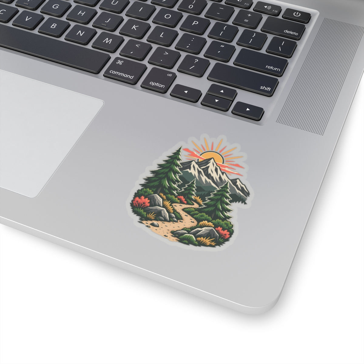 Sunrise Mountain Trail Outdoor Adventure Sticker