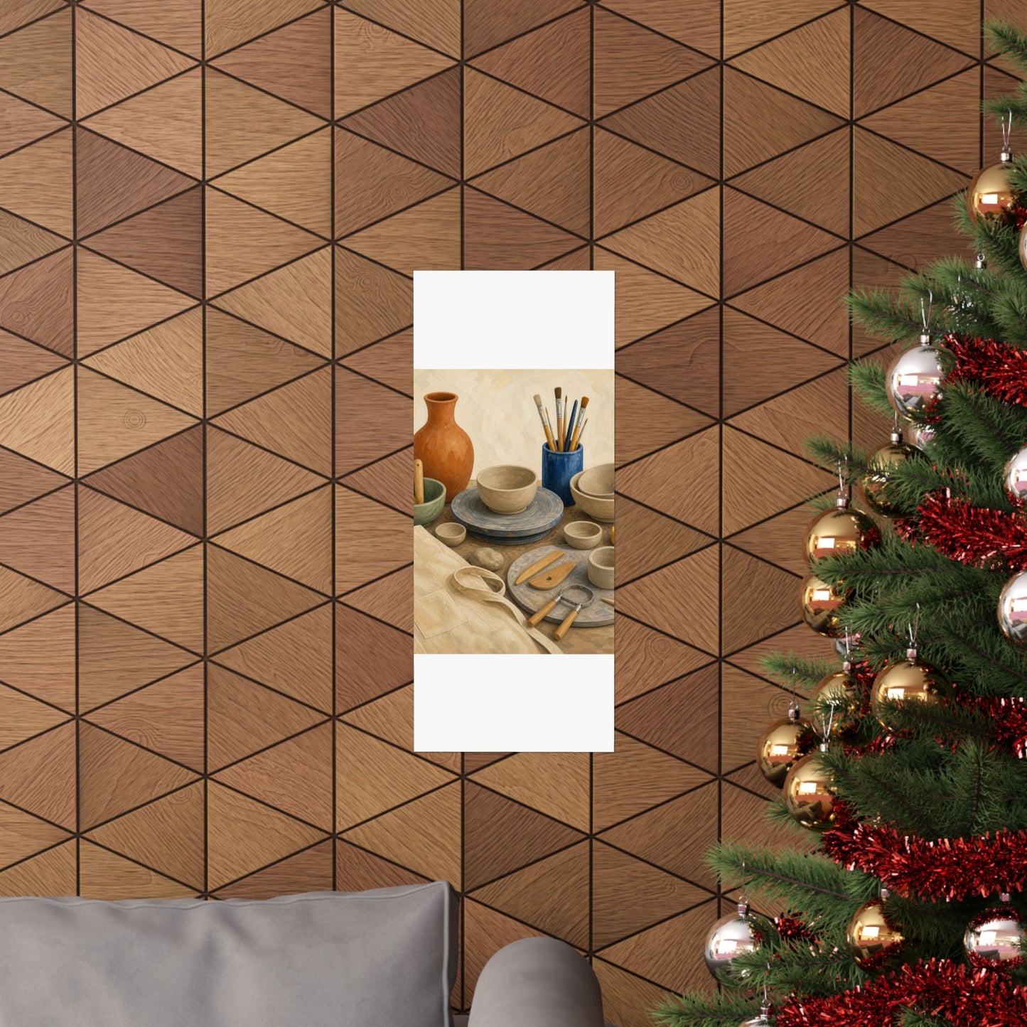 Colorful Pottery Studio Hobby Poster