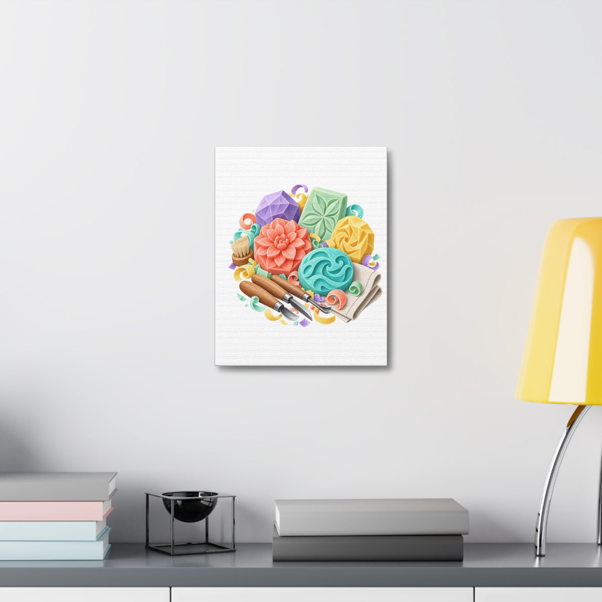 Colorful Soap Carving Workshop Canvas