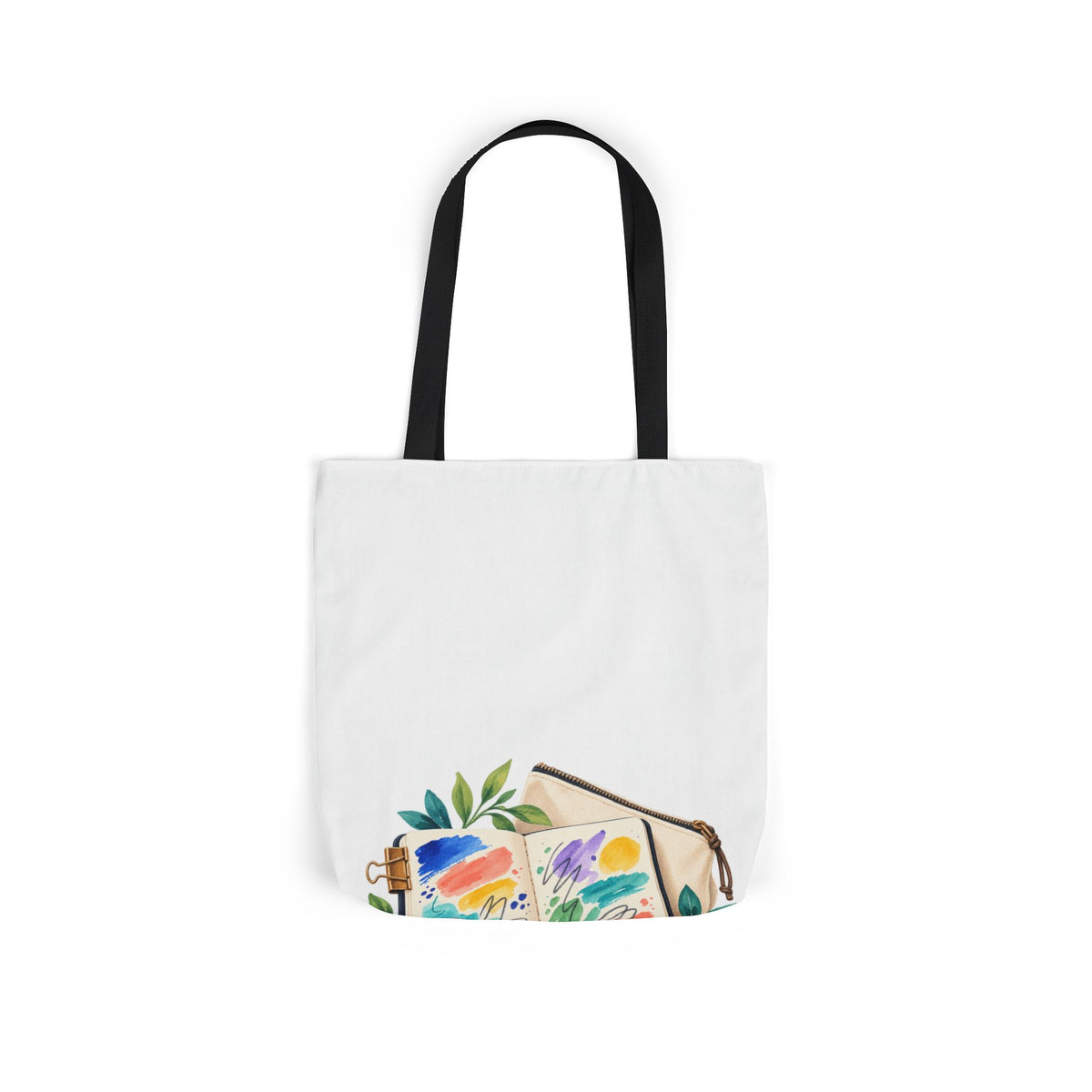 Colorful Urban Sketching Travel Kit Tote Bag