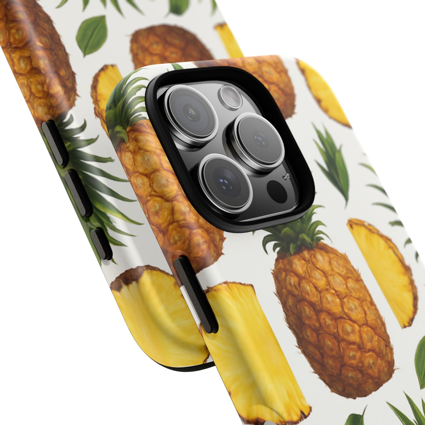 Pineapple Phone Case - Tough Cases, Tropical Phone Cover, Summer Vibe Accessories, Cute Pineapple Design, Fun Gift for Fruit Lovers
