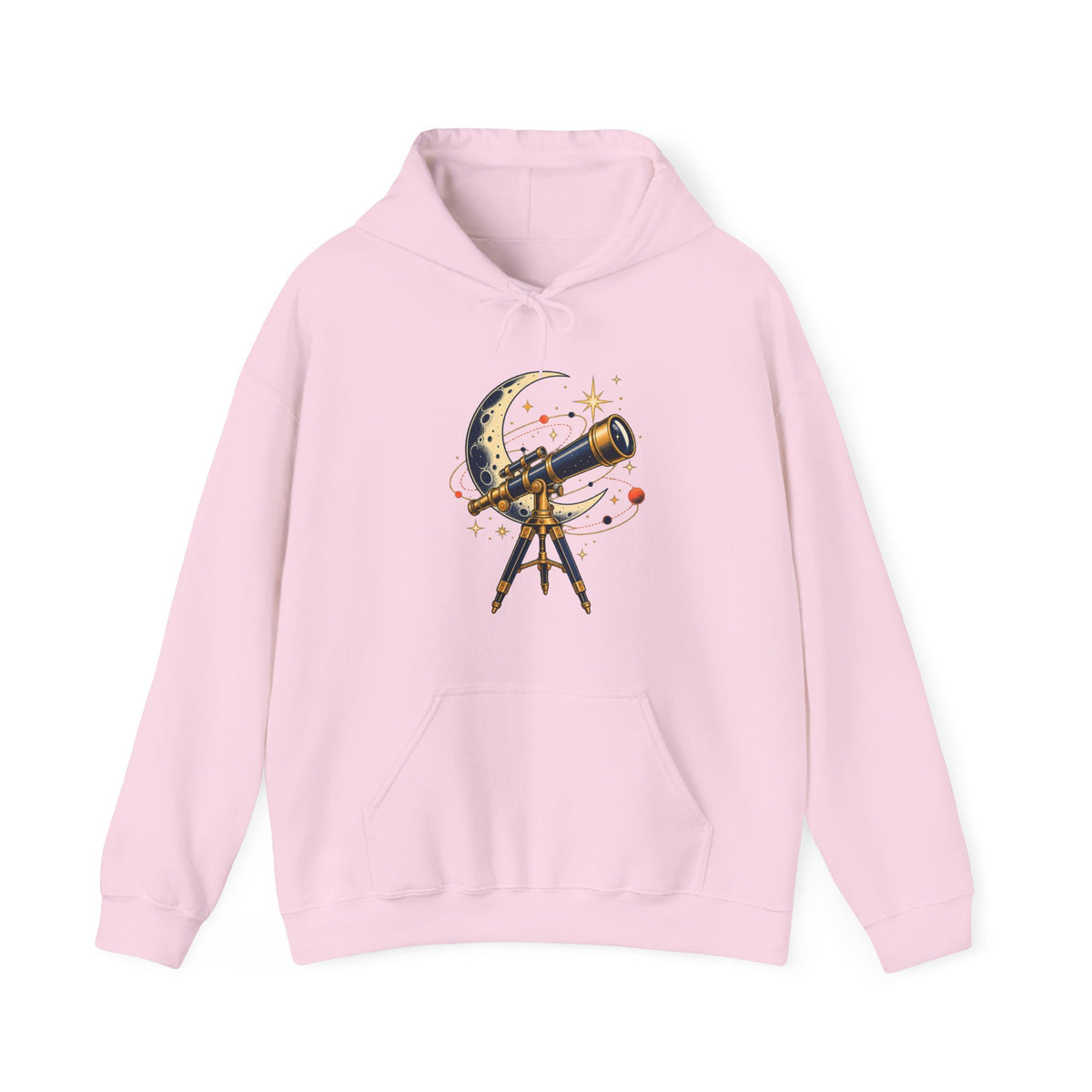 Vintage Telescope Celestial Astronomy Hoodie