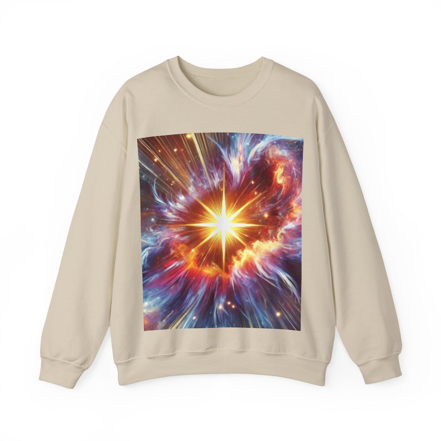 Cosmic Starburst Energy Abstract Space Crew Sweatshirt Gift