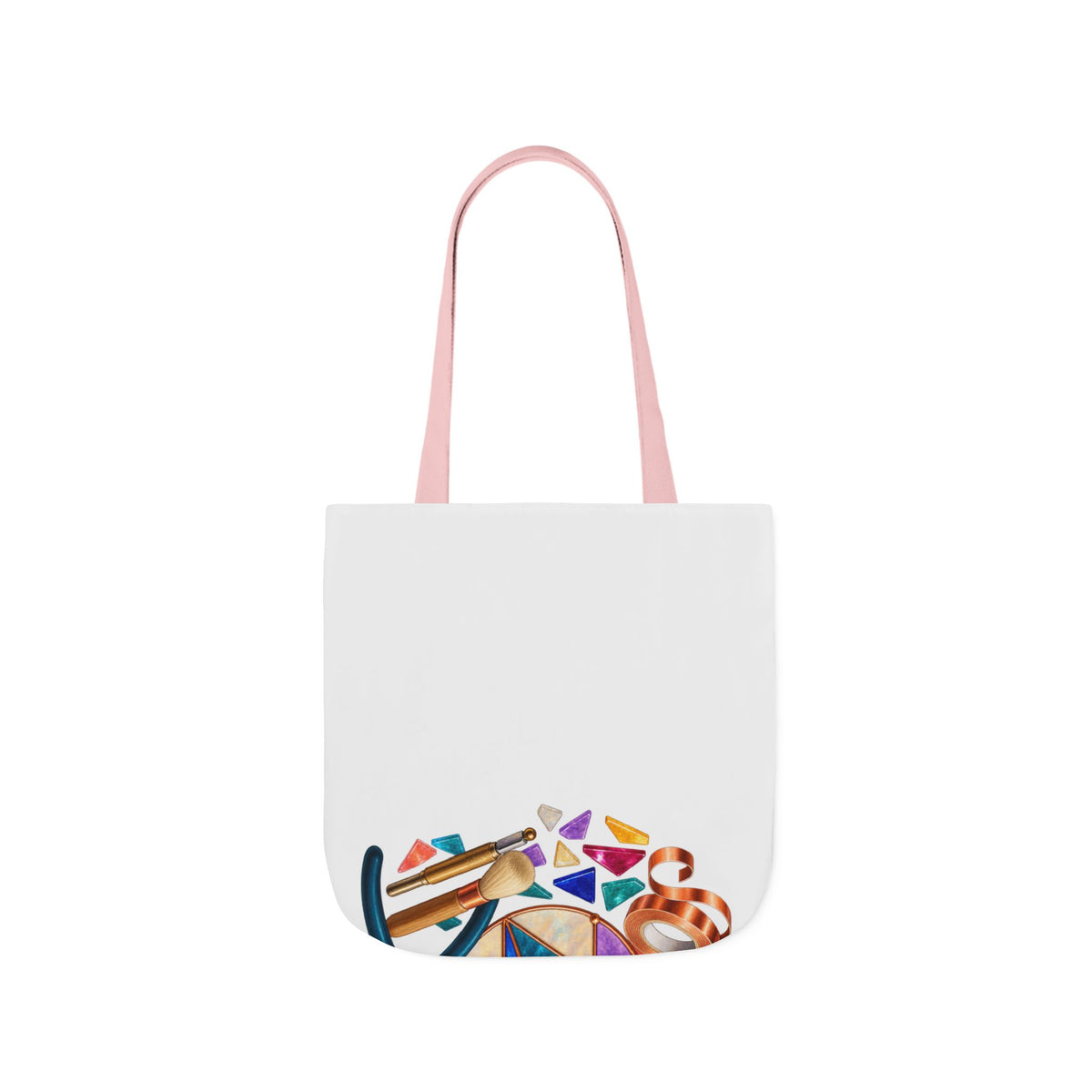 Abstract Stained Glass Suncatcher Workshop Tote Bag