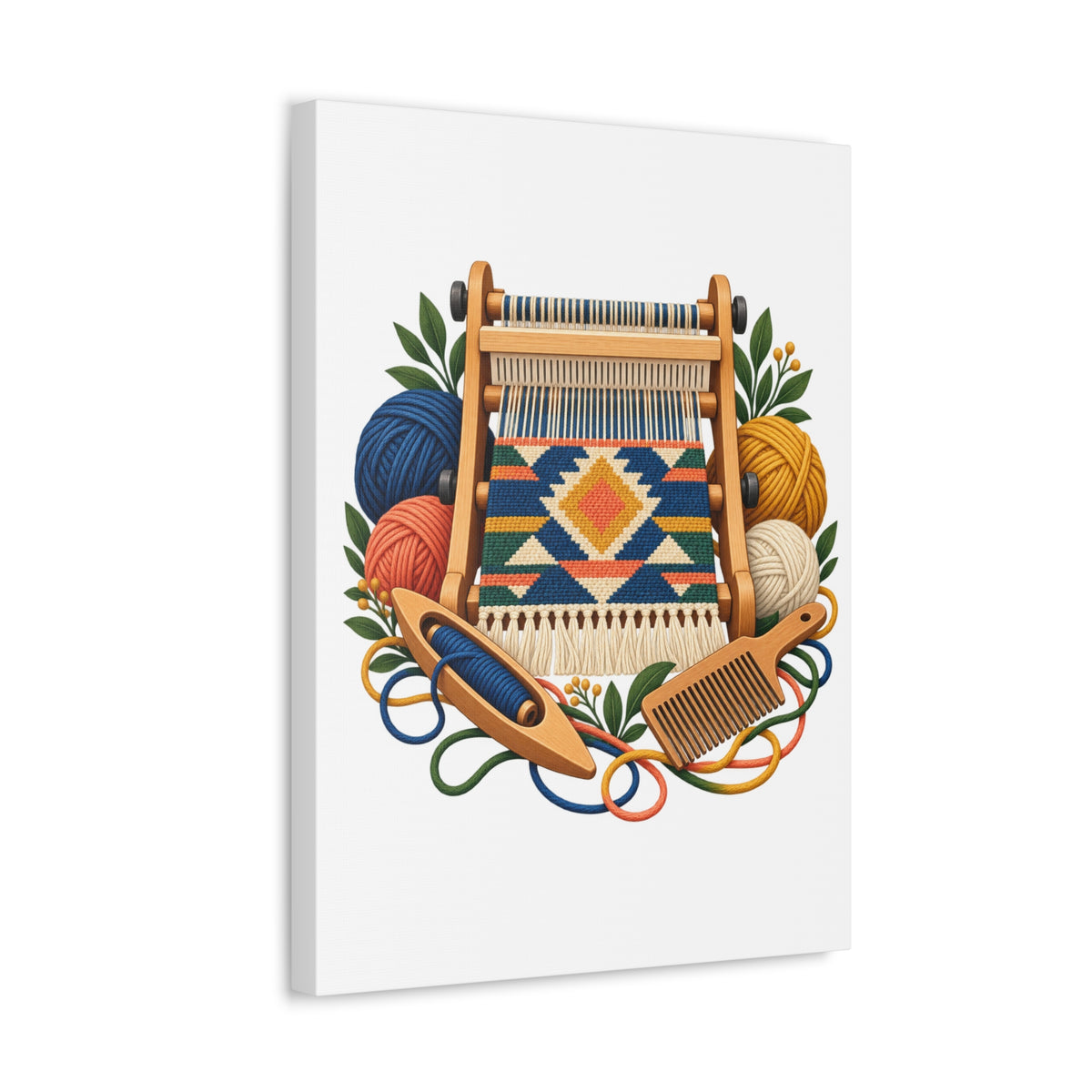 Geometric Hand Weaving Workshop Canvas