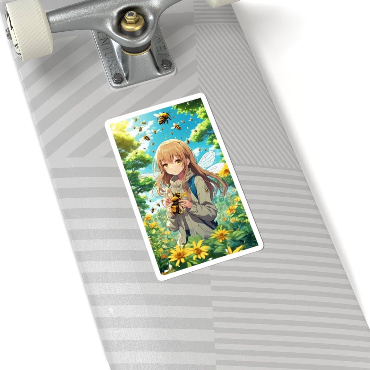 Bee Fairy Garden Anime Nature Art Sticker