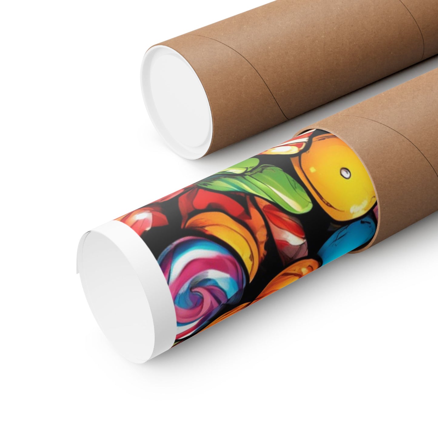 Colorful Candy Pattern Sweets Gift Art Poster