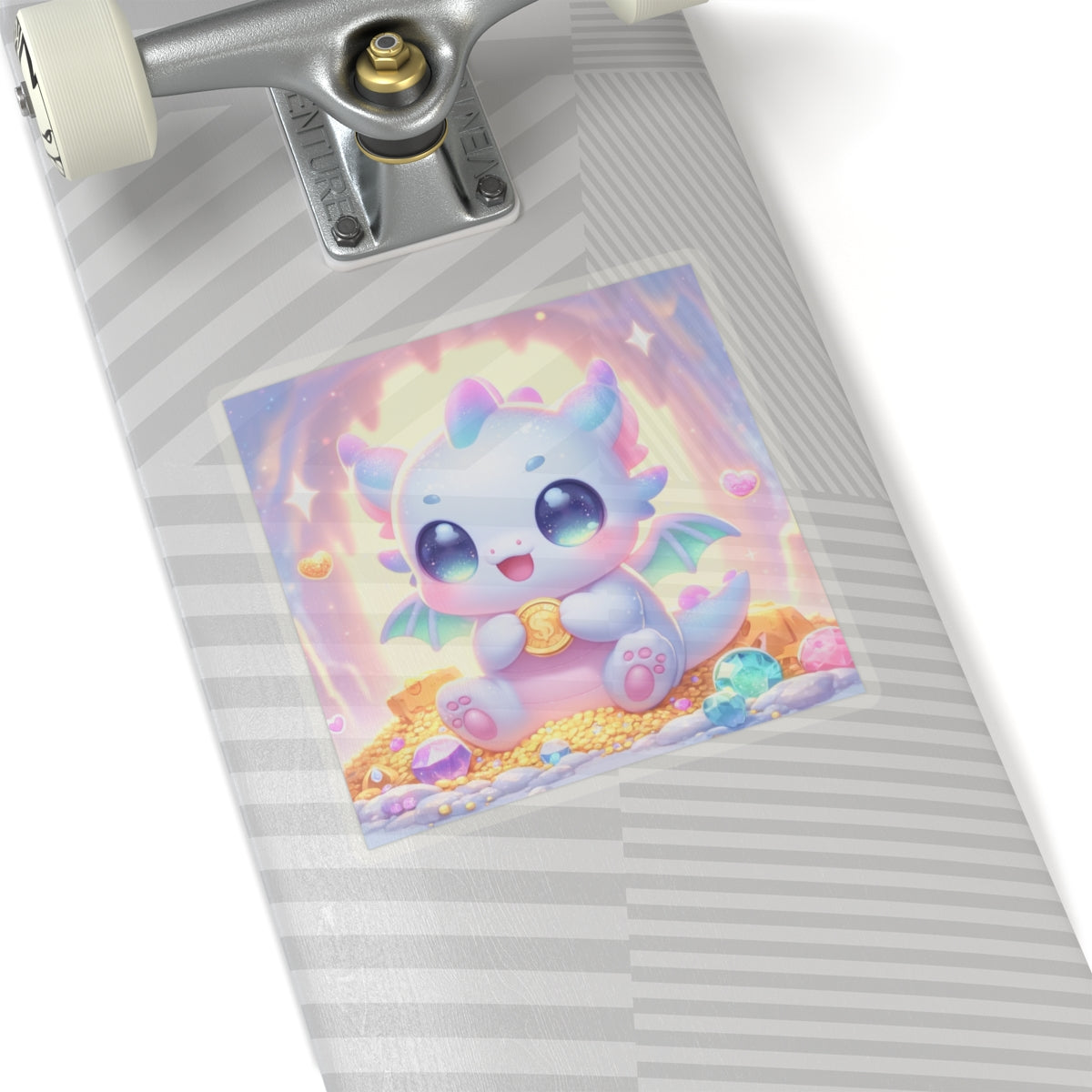 Pastel Treasure Dragon Kawaii Fantasy Sticker