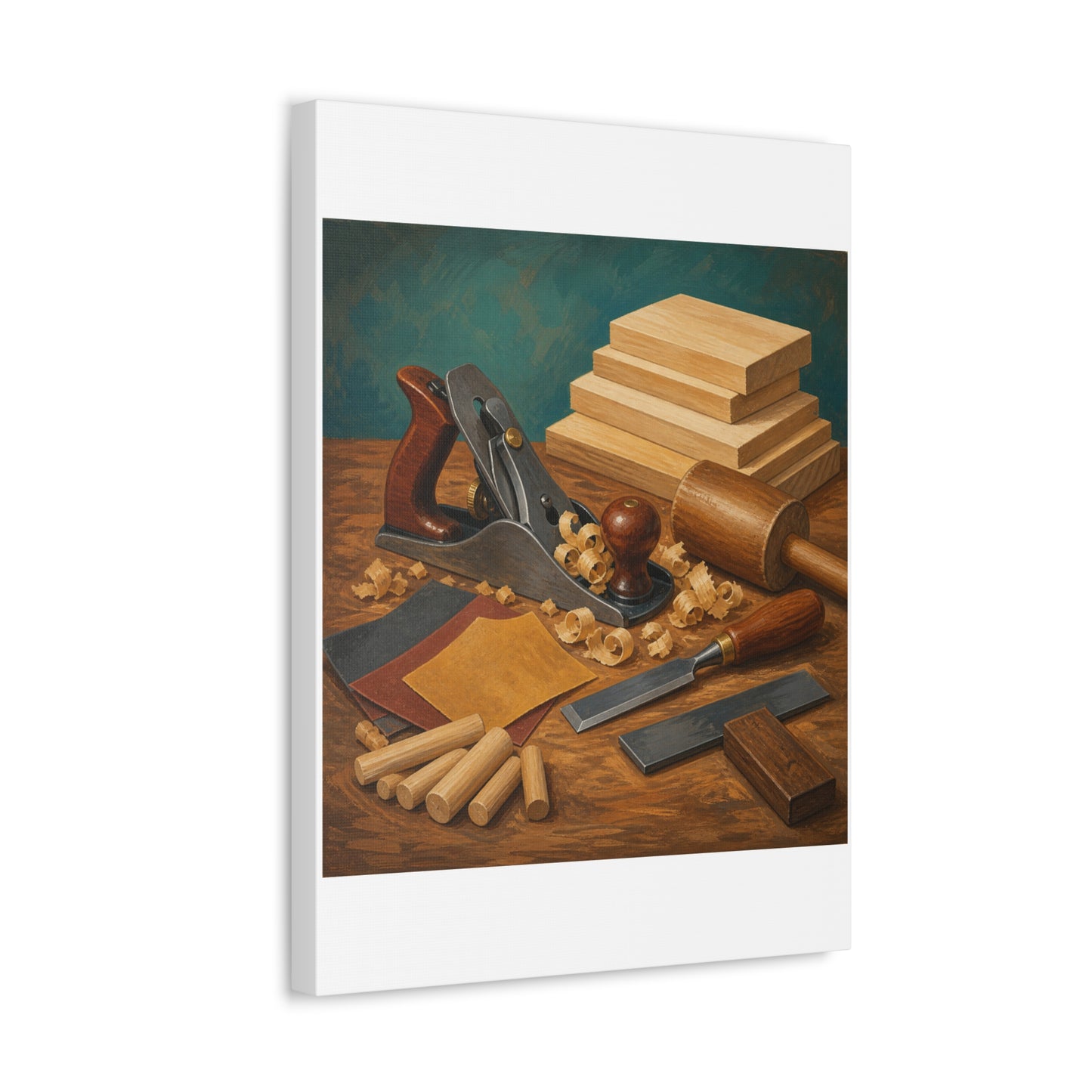 Classic Woodworking Tools Hobby Canvas Art