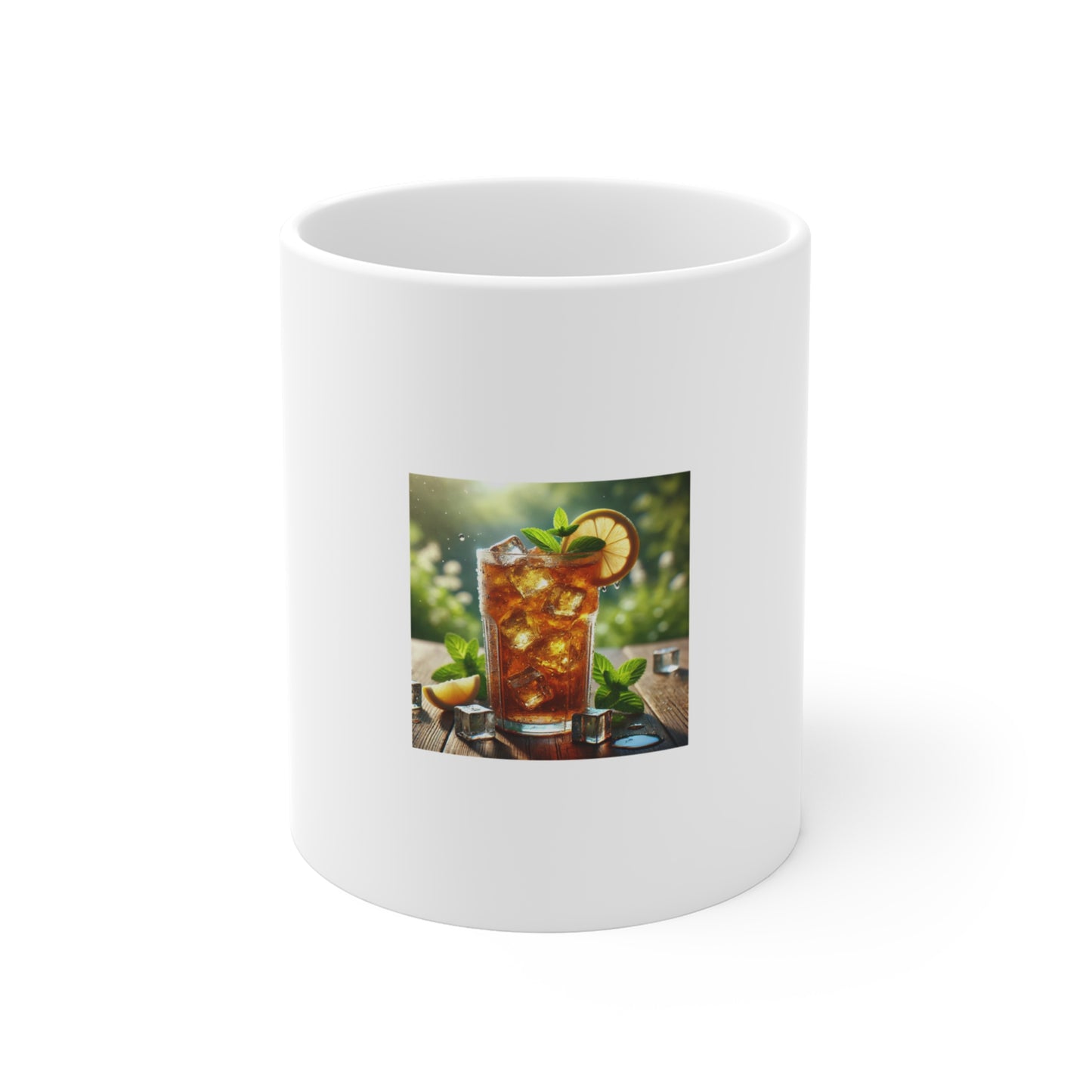 Sunlit Iced Tea Lemon Mint Summer Drink Coffee Mug