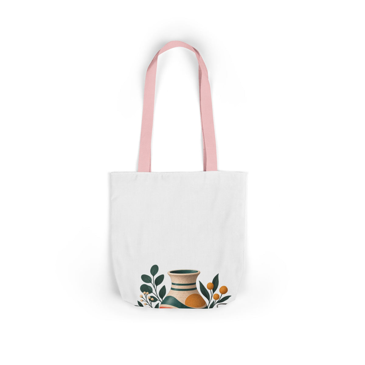 Midcentury Pottery Botanical Art Tote Bag