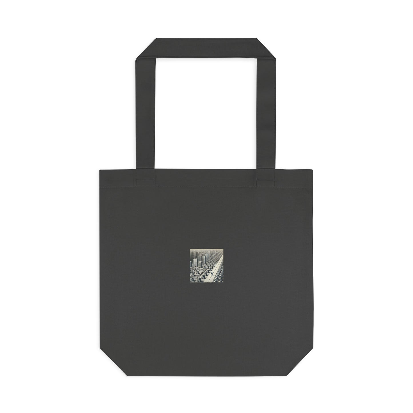 Monochrome Urban Factory Cityscape Tote Bag Architecture Gift