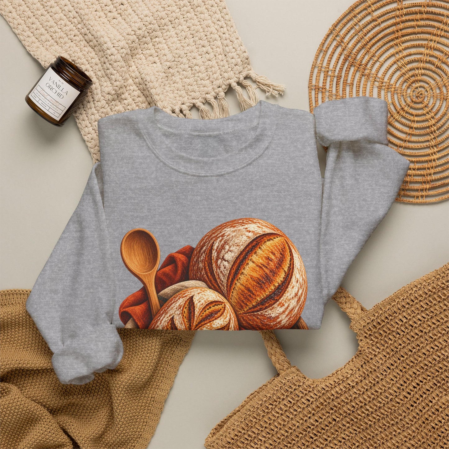Artisan Bread Baking Emblem Sweatshirt