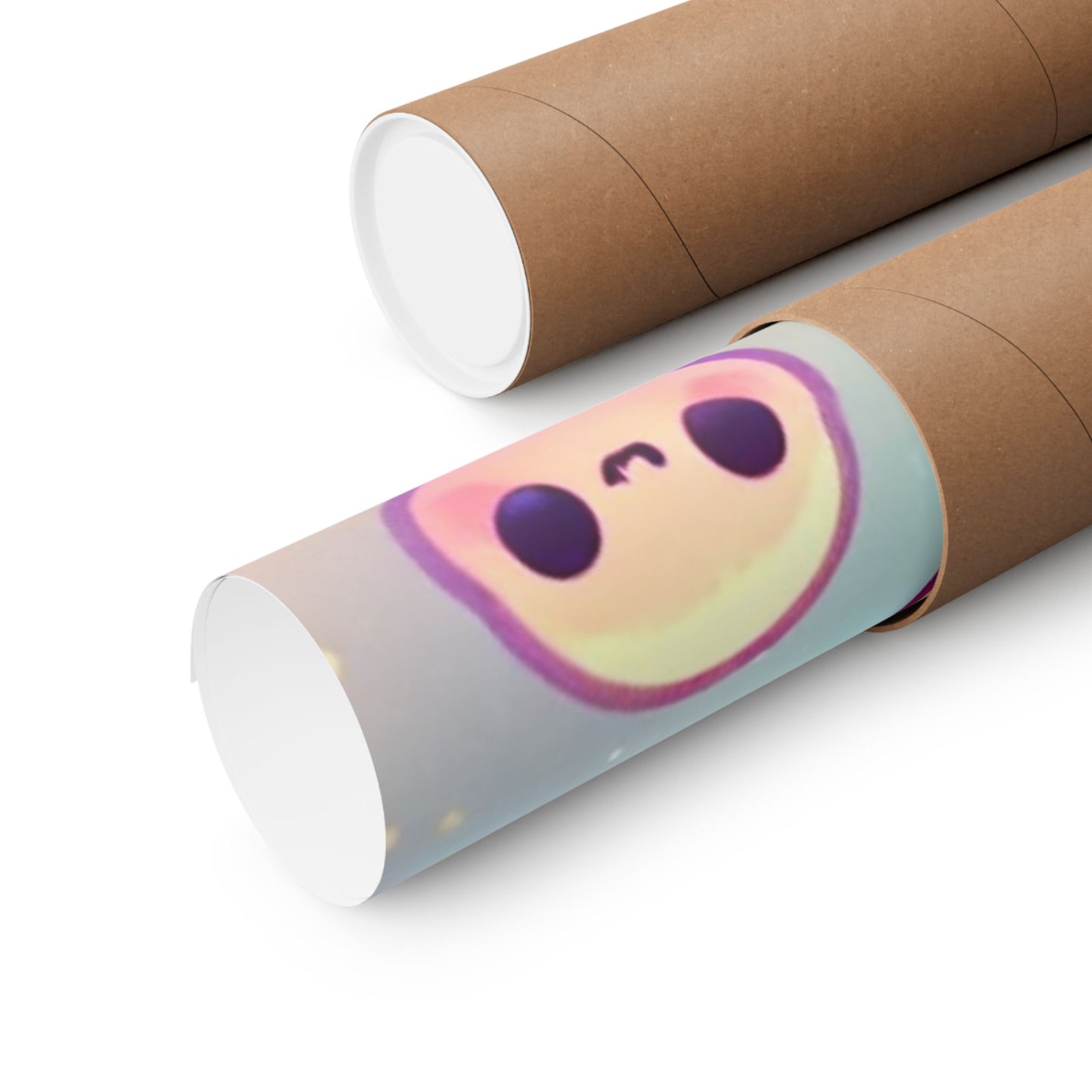 Kawaii Moon Wand Pastel Fantasy Wall Art Poster