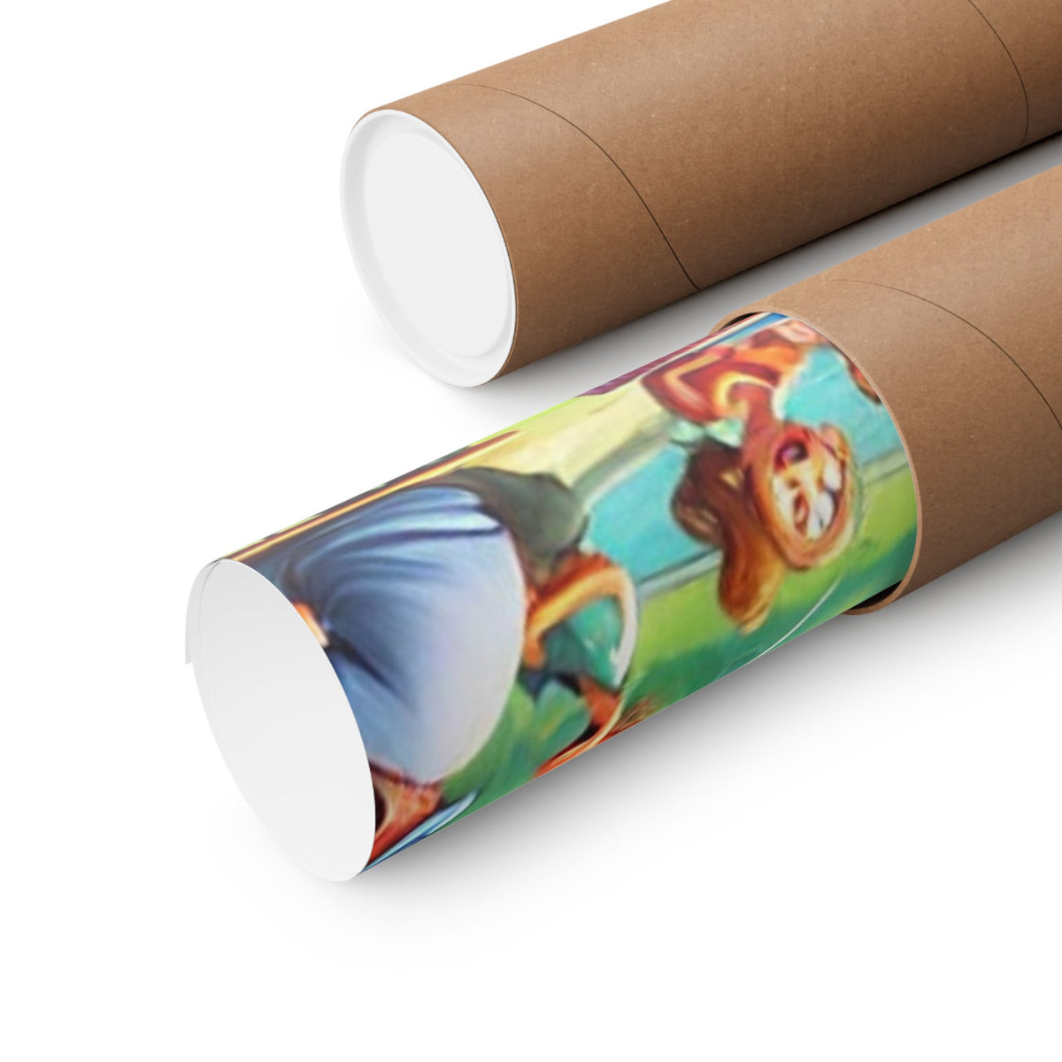 Chaotic Picnic Duck Funny Summer Wall Art Poster