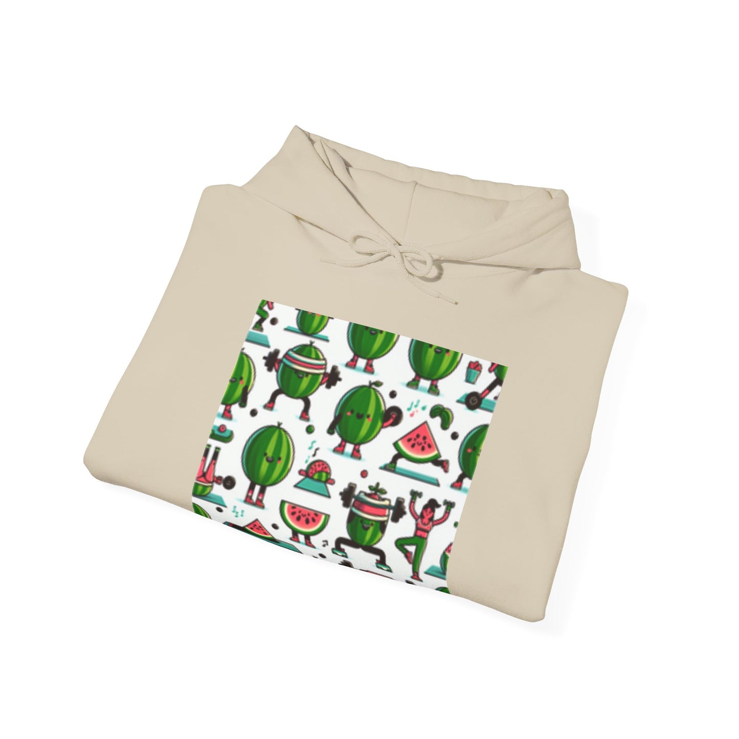 Watermelon Workout Club Cute Food Fitness Graphic Hoodie
