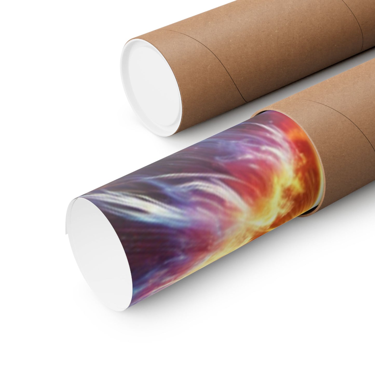 Cosmic Starburst Energy Abstract Space Poster Wall Art Decor