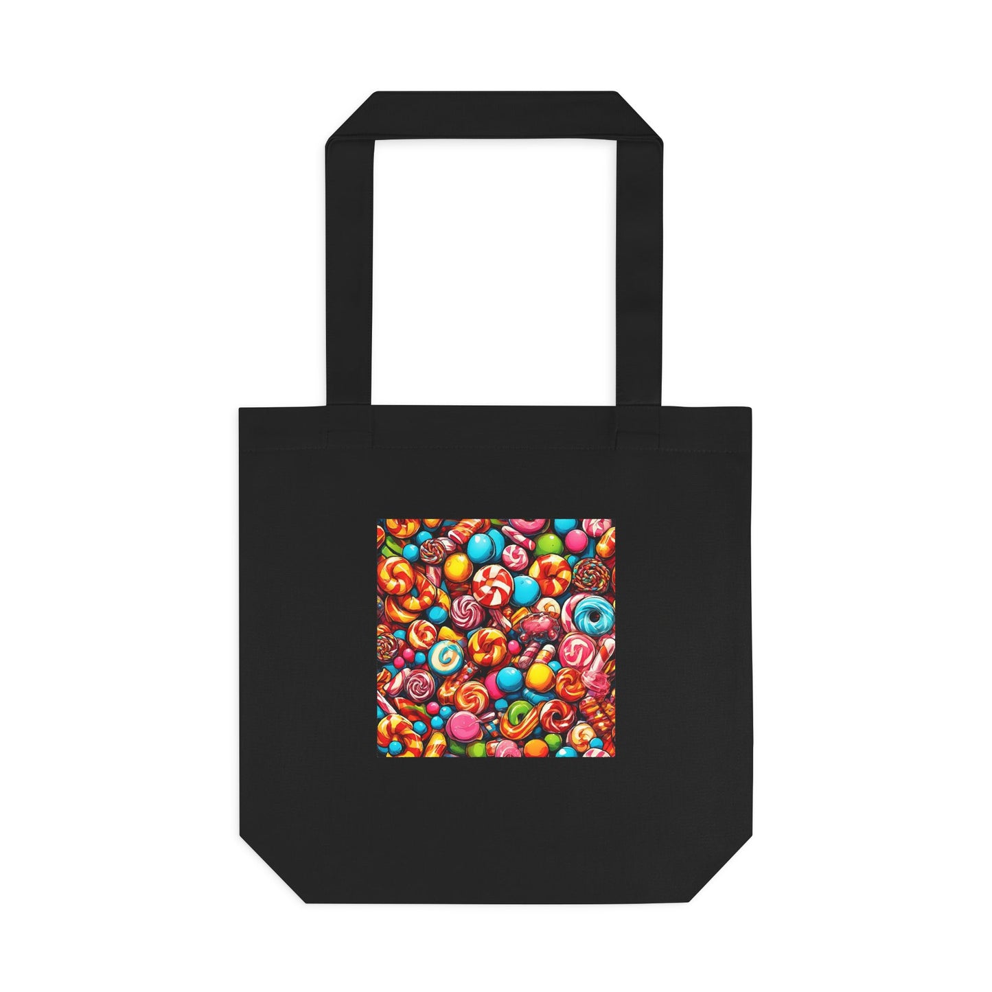 Colorful Candy and Lollipop Pattern Tote Bag