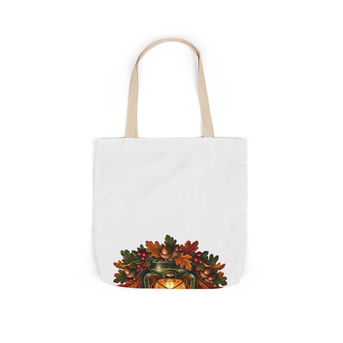 Autumn Oak Lantern and Acorns Tote Bag