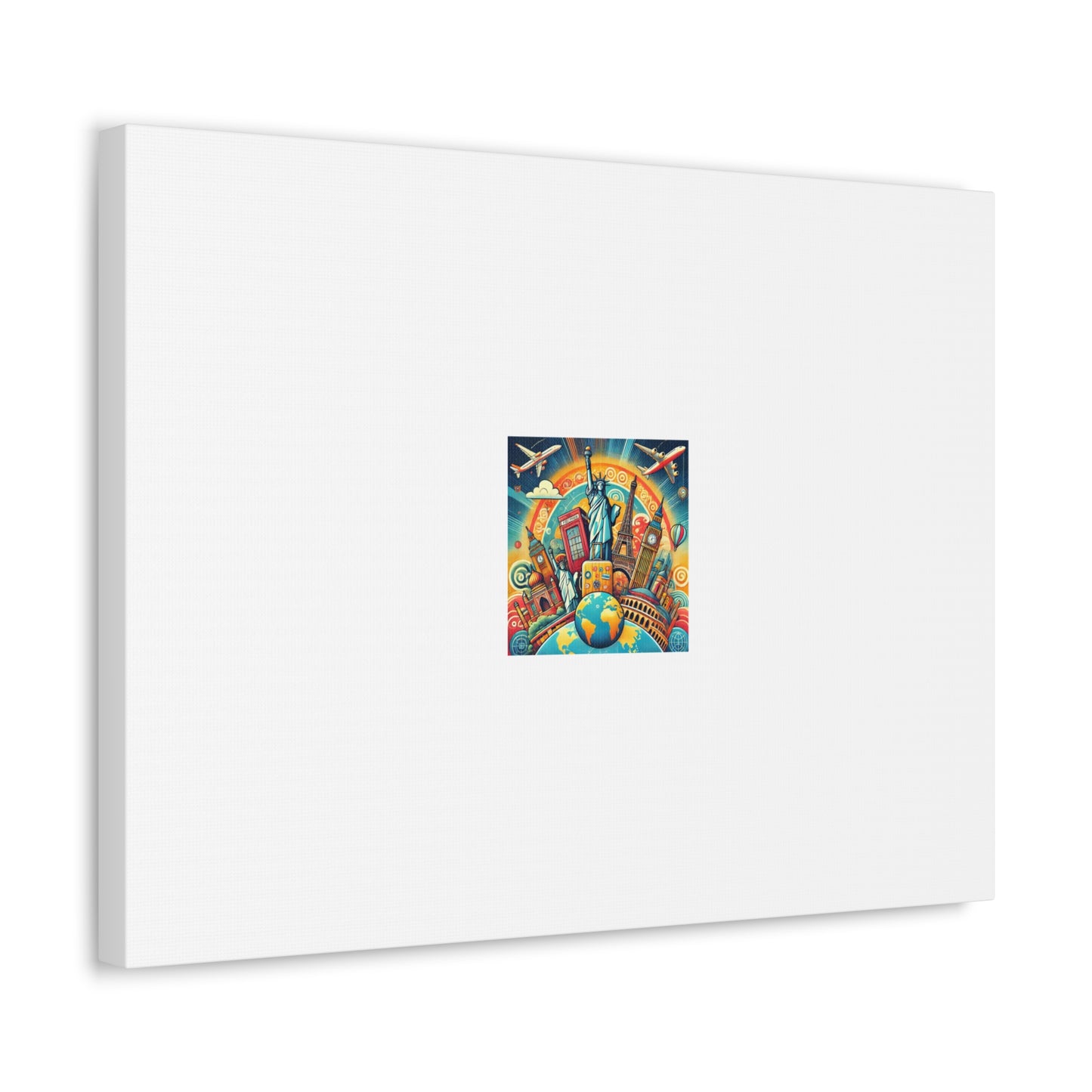Global Landmark Adventure Collage Gallery Travel Canvas Art