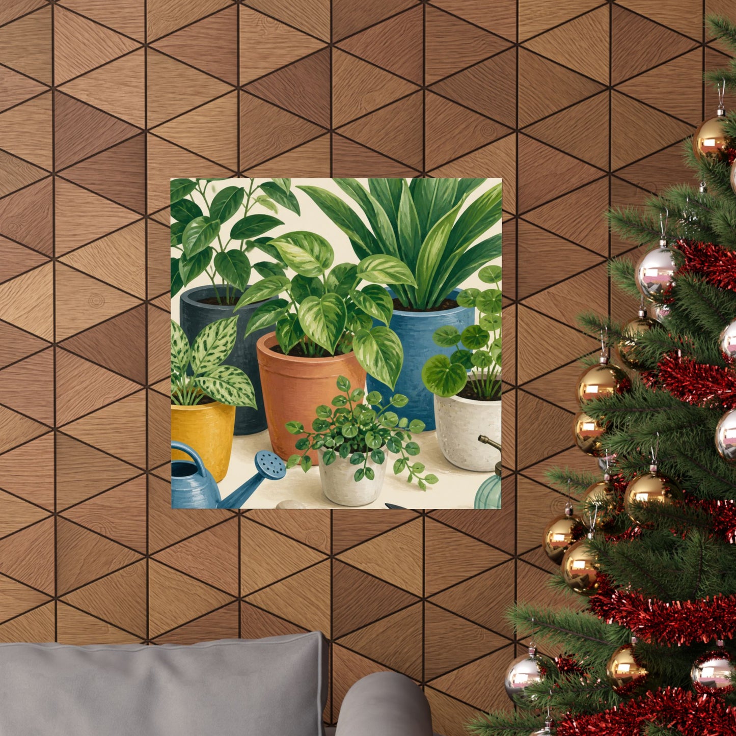 Calm Indoor Houseplant Collection Art Poster