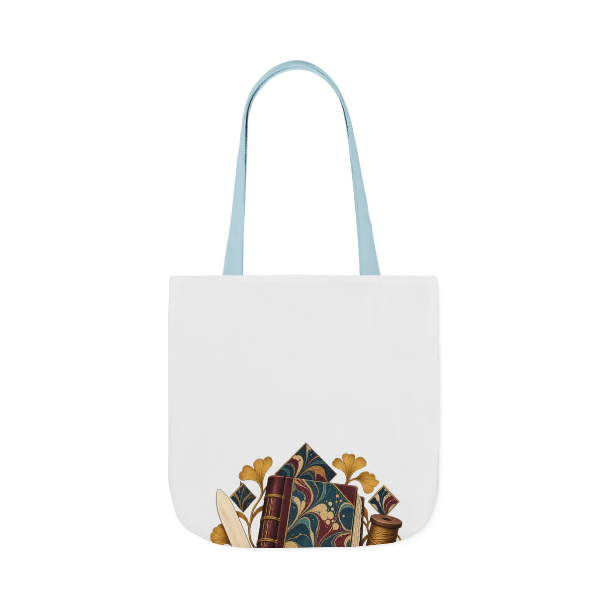 Traditional Marbled Bookbinding Workshop Tote Bag