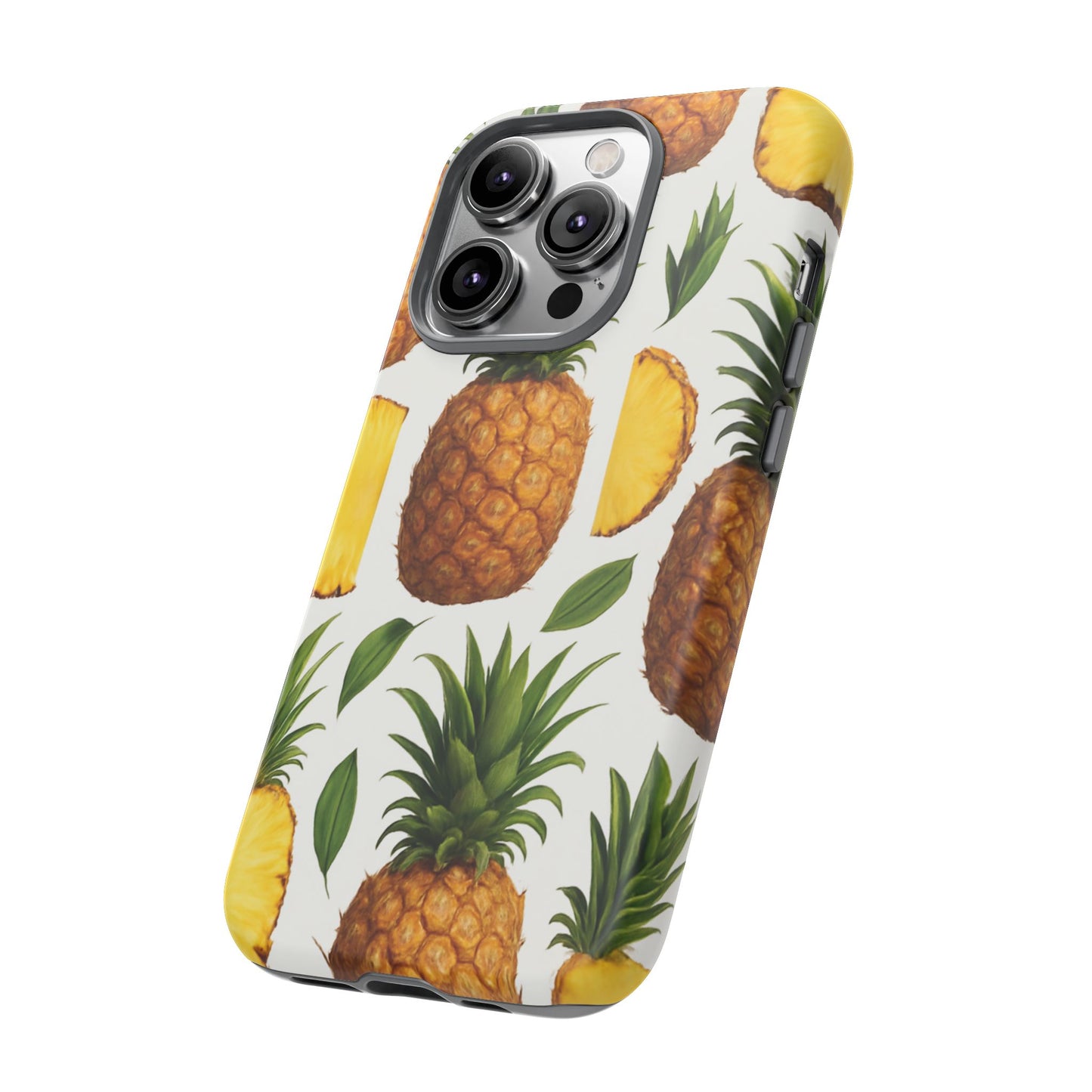 Pineapple Phone Case - Tough Cases, Tropical Phone Cover, Summer Vibe Accessories, Cute Pineapple Design, Fun Gift for Fruit Lovers