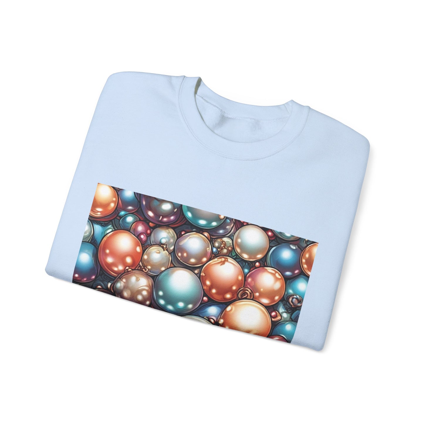 Glossy Orb Marble Abstract Gift Art Sweatshirt