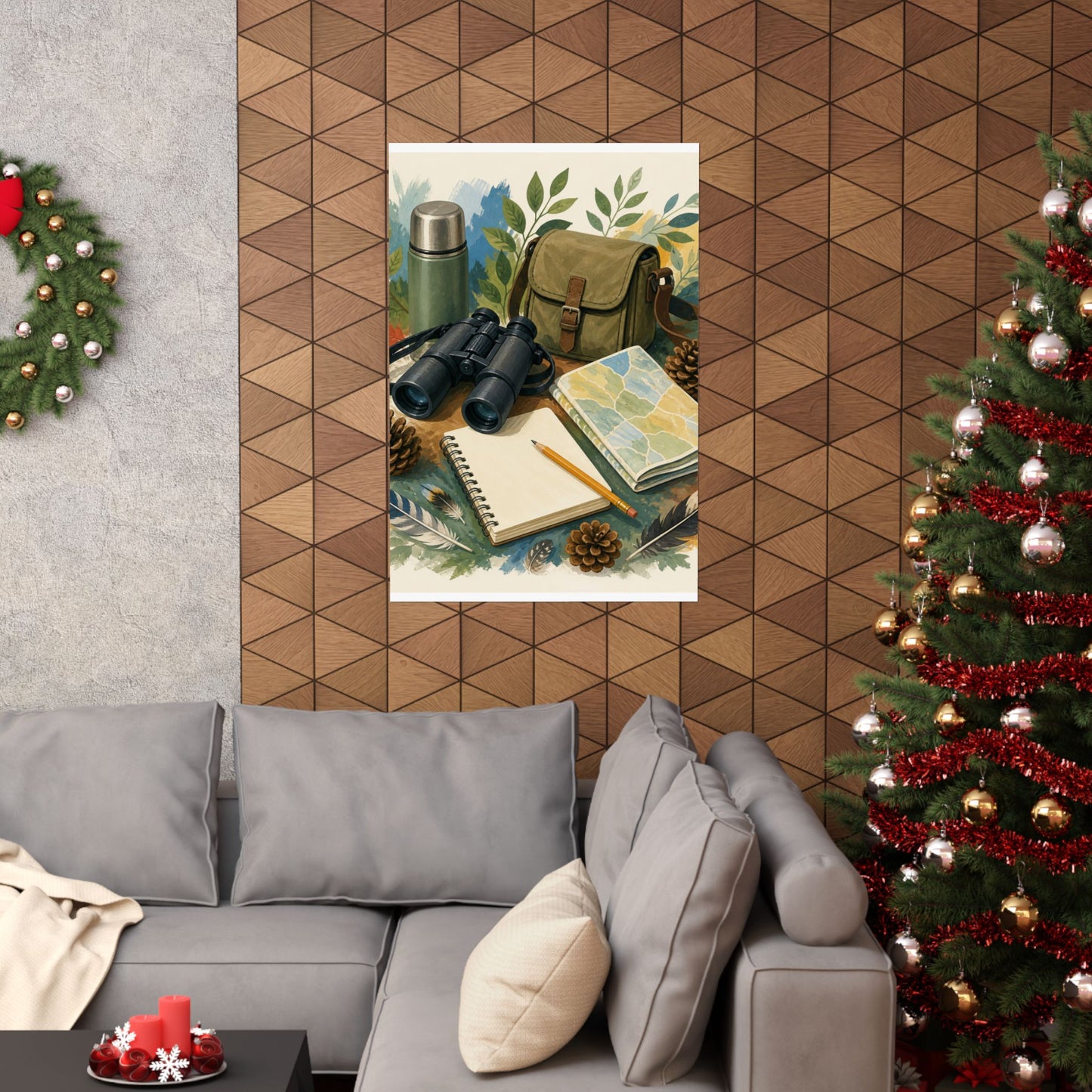 Peaceful Birdwatching Hobby Art Poster