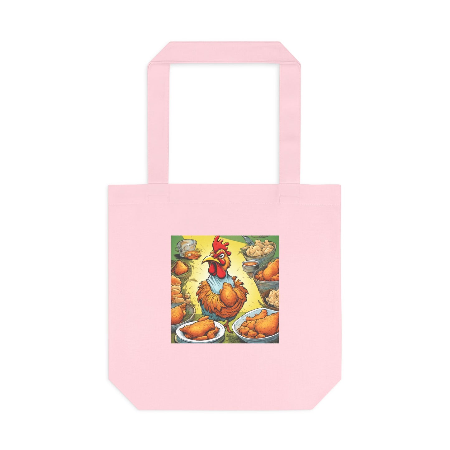 Funny Chicken Fried Food Comfort Food Art Tote Bag