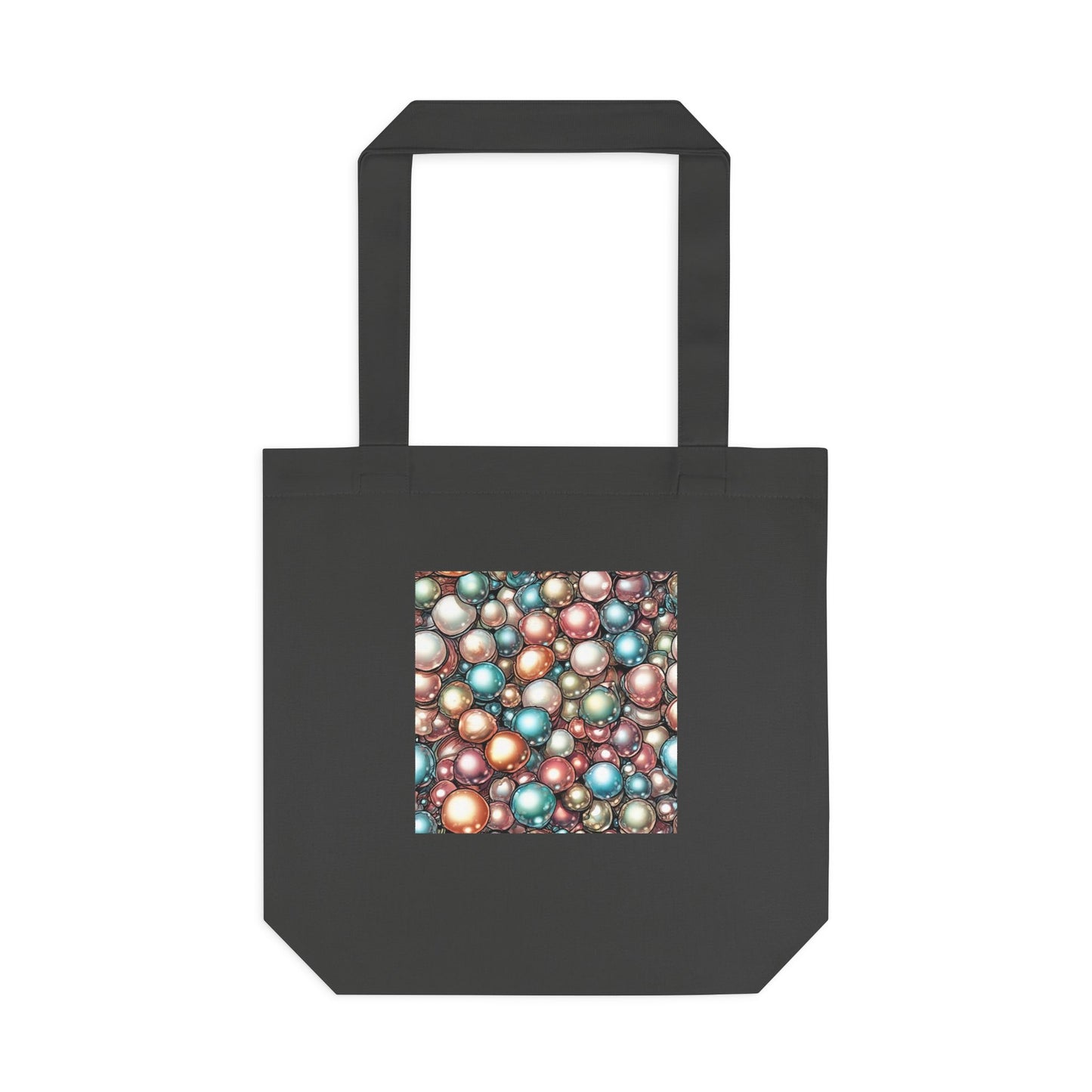 Rainbow Pearl Marble Abstract Gift Art Tote Bag