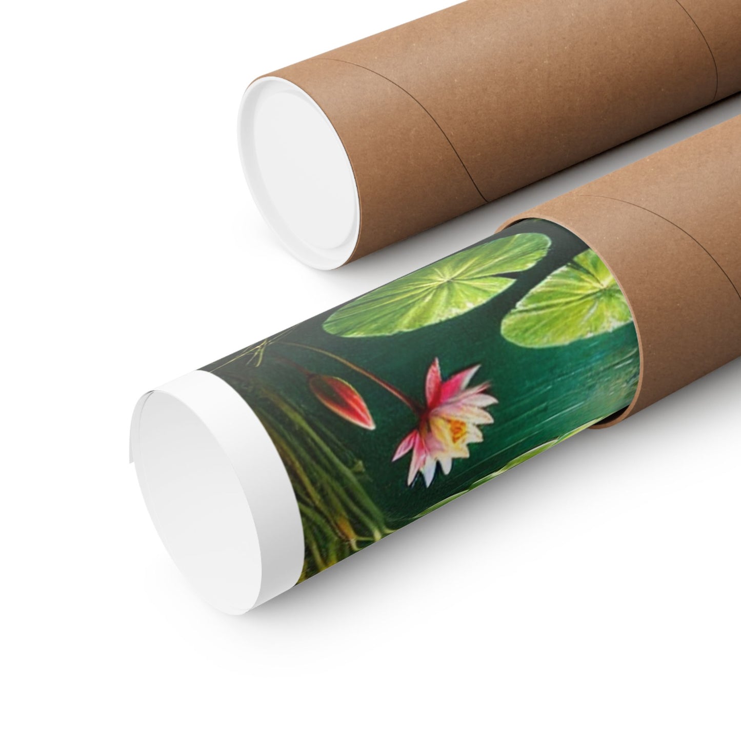 Spring Garden Gazebo Floral Landscape Poster