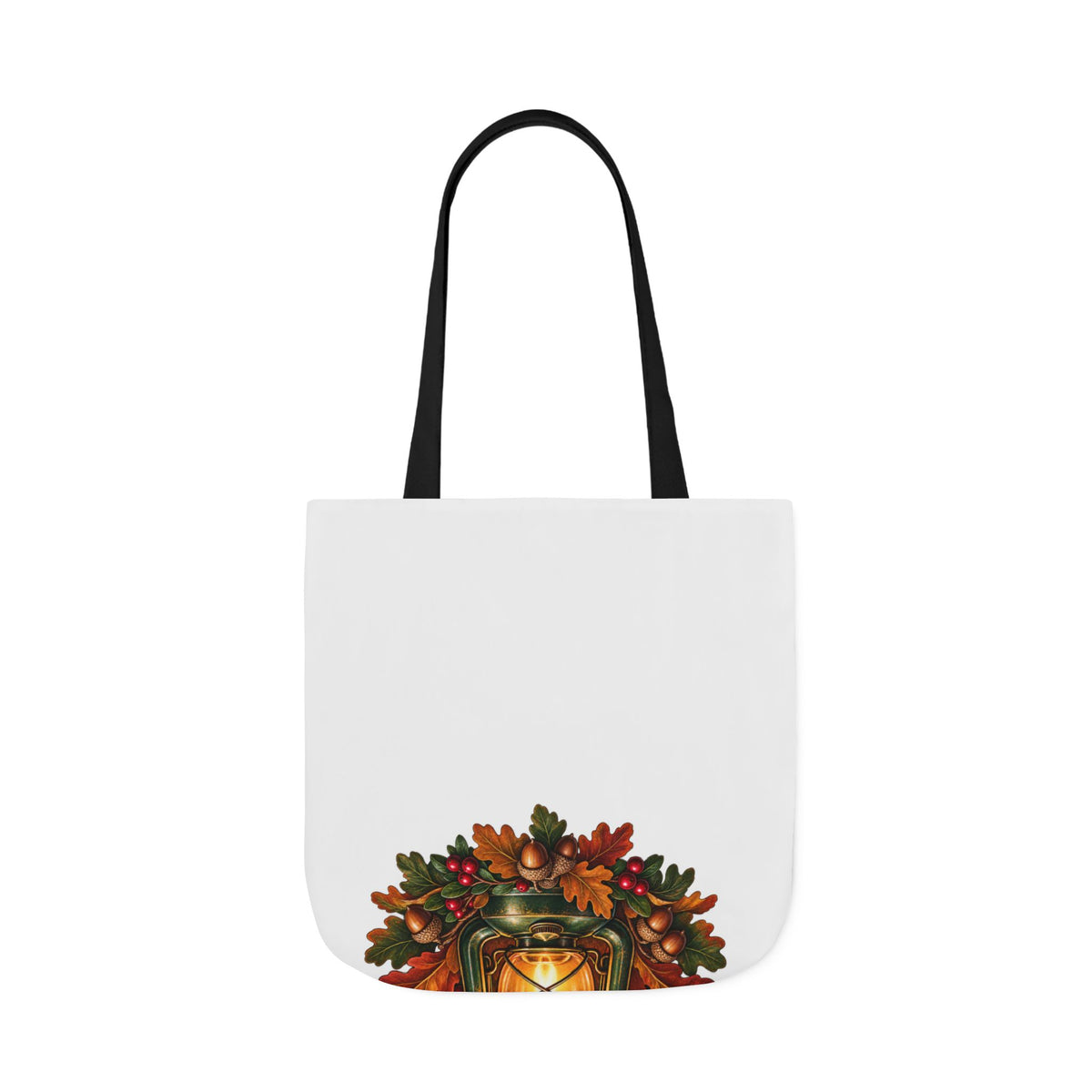 Autumn Oak Lantern and Acorns Tote Bag