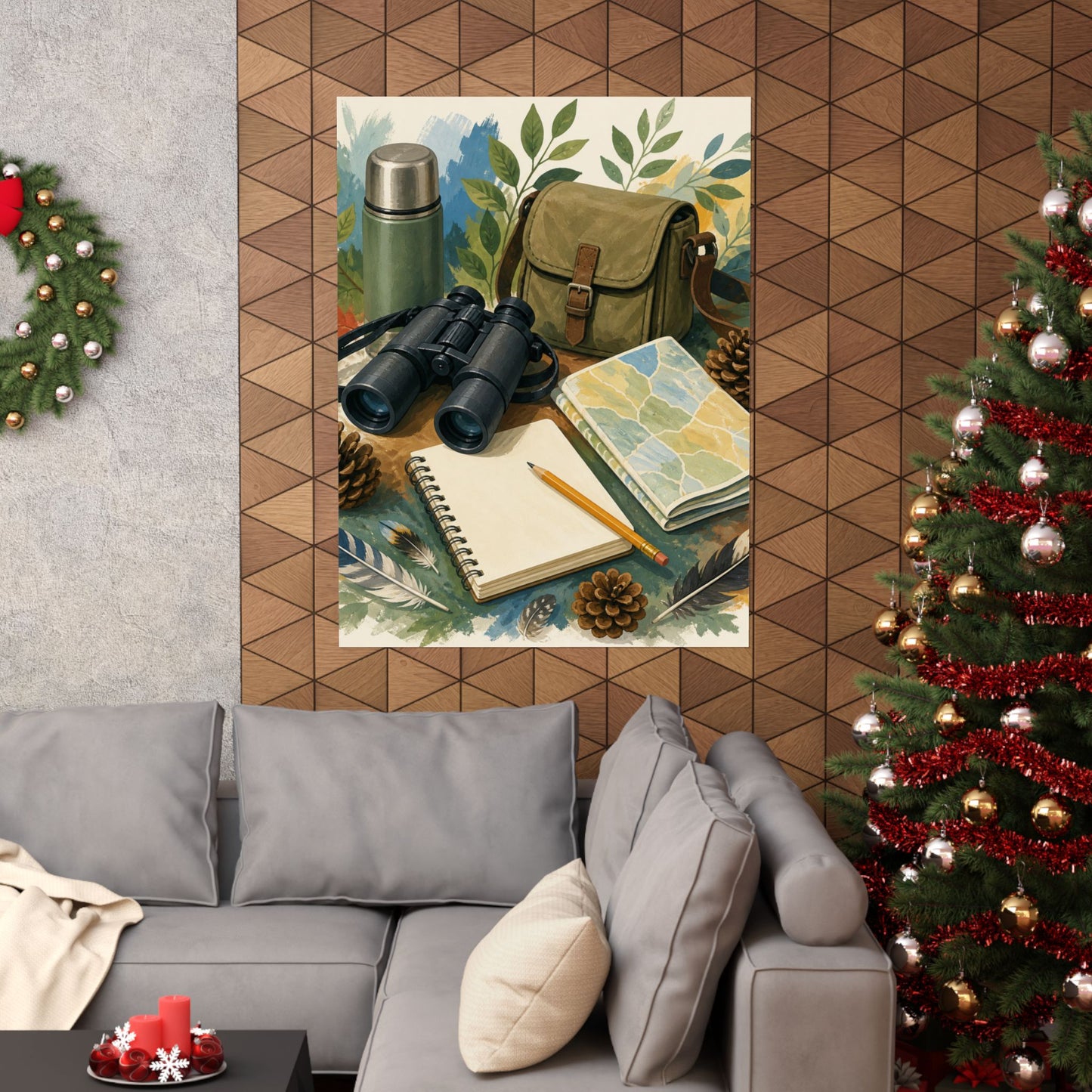 Peaceful Birdwatching Hobby Art Poster