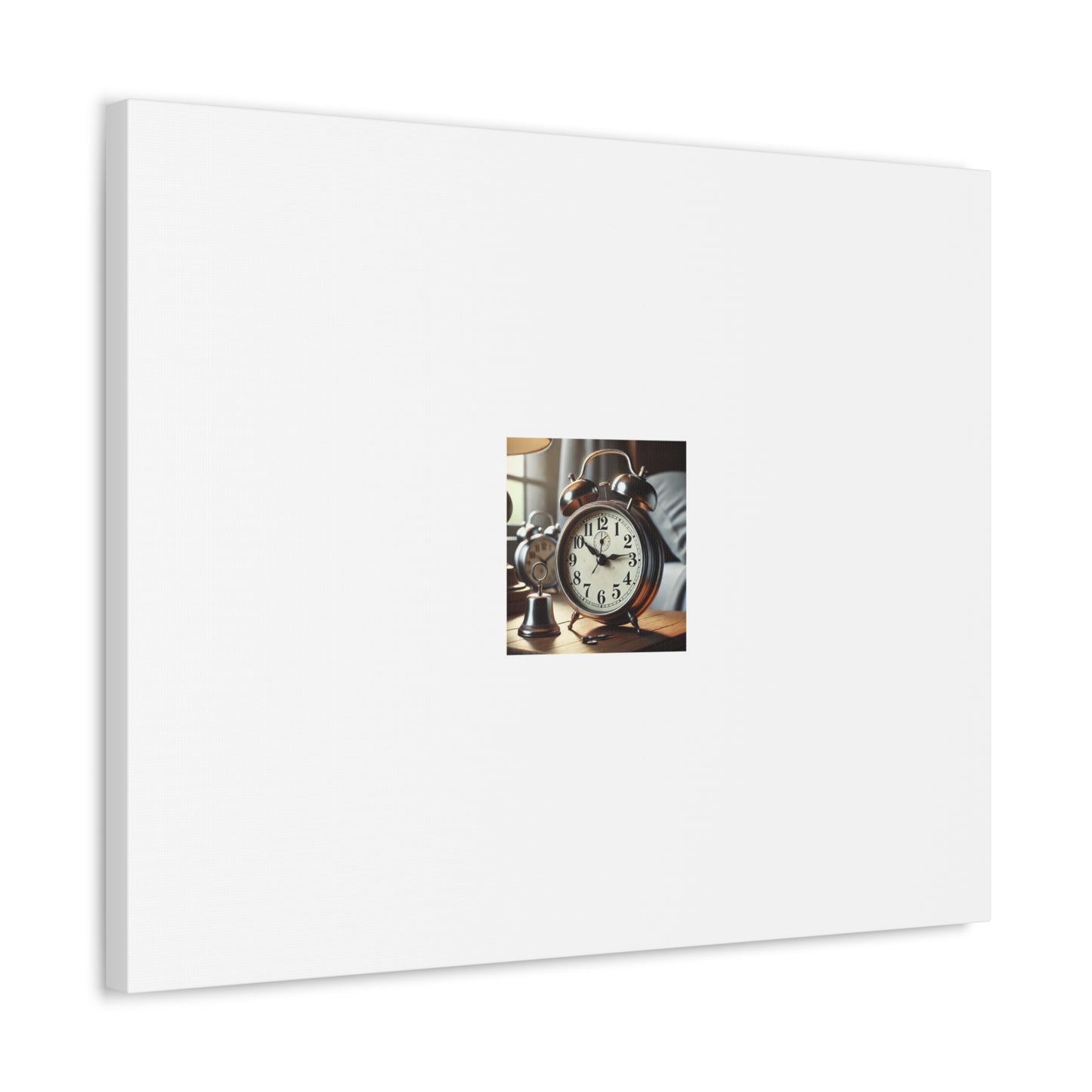 Vintage Alarm Clock Morning Routine Classic Clock Canvas Art