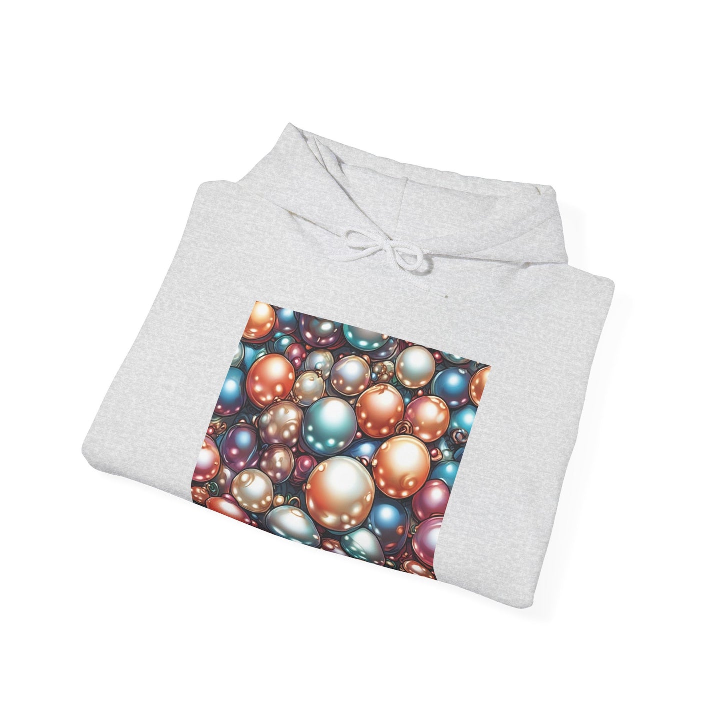 Glossy Orb Marble Abstract Gift Art Hoodie