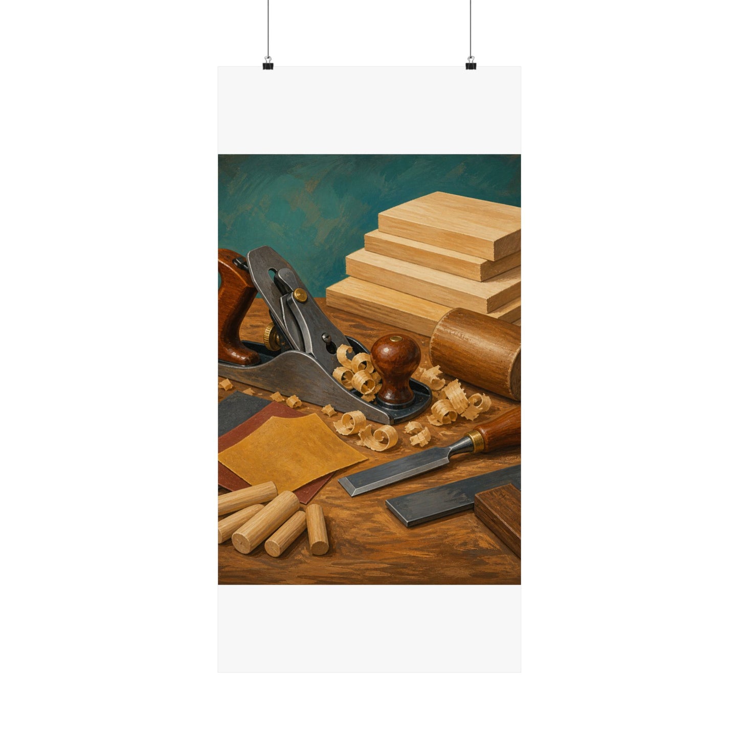 Classic Woodworking Tools Hobby Poster