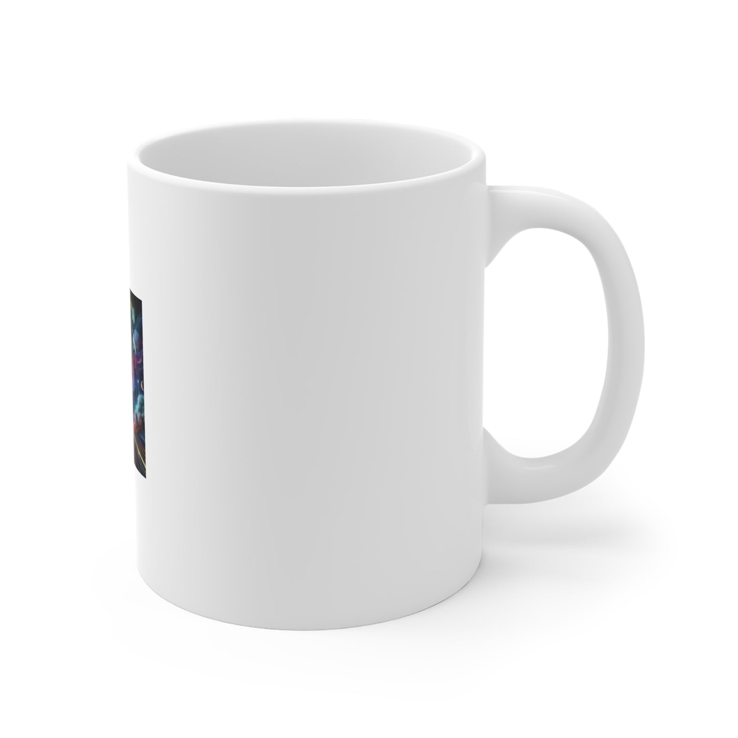Cosmic Aurora Dancer Dreamscape Celestial Coffee Mug