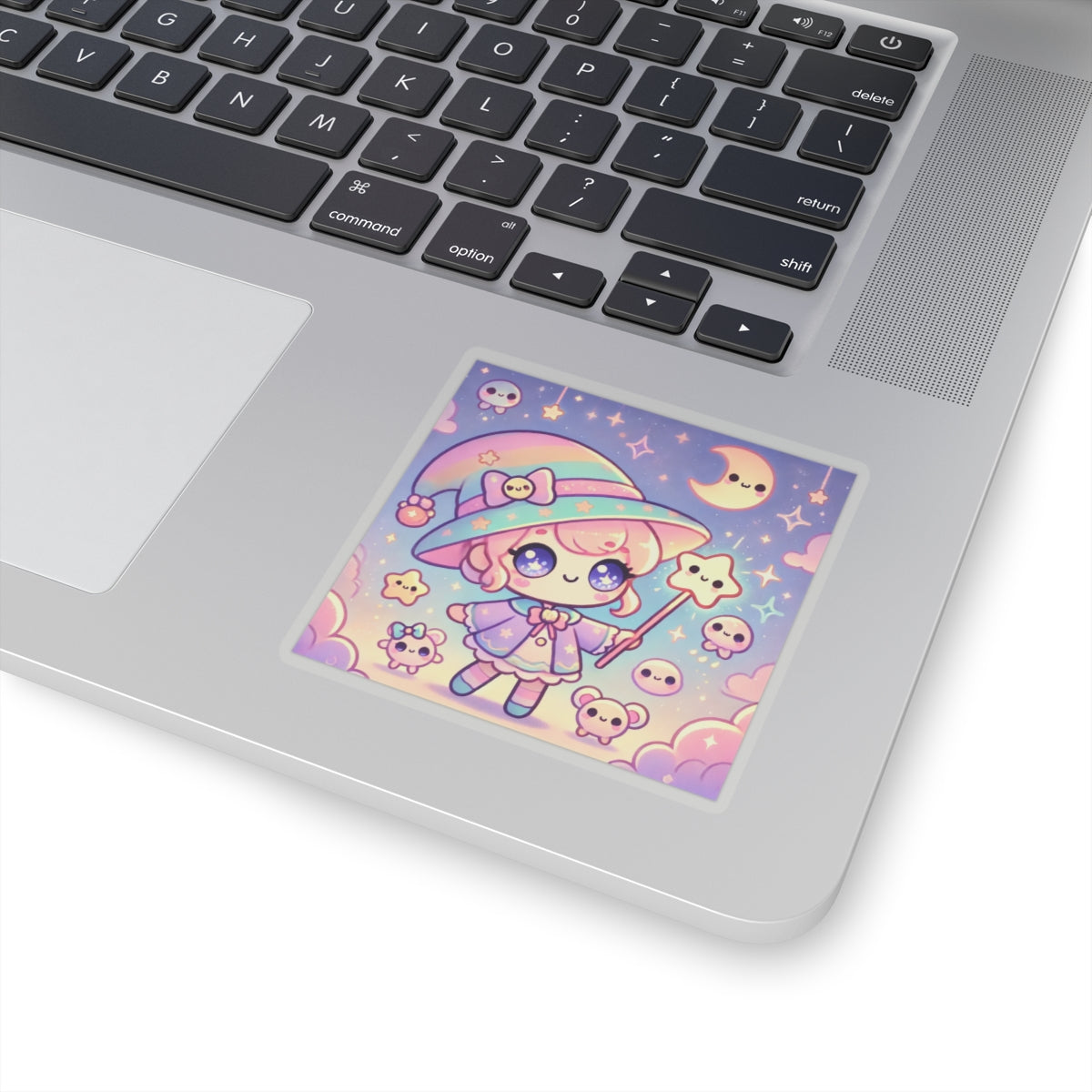 Kawaii Moon Wand Pastel Fantasy Art Sticker