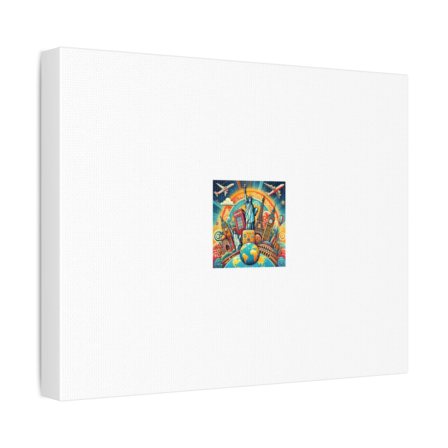 Global Landmark Adventure Collage Gallery Travel Canvas Art