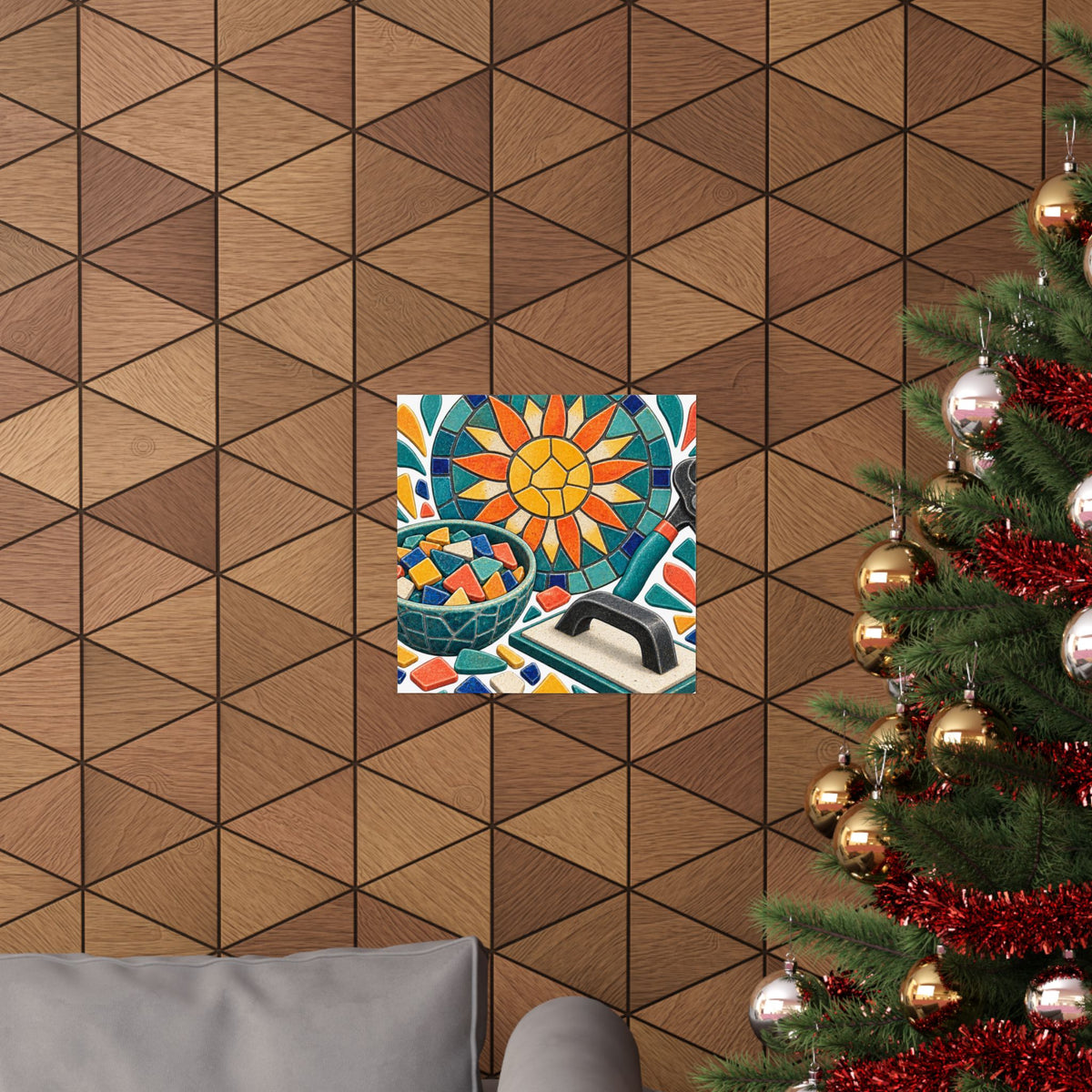 Sunburst Mosaic Making Workshop Poster