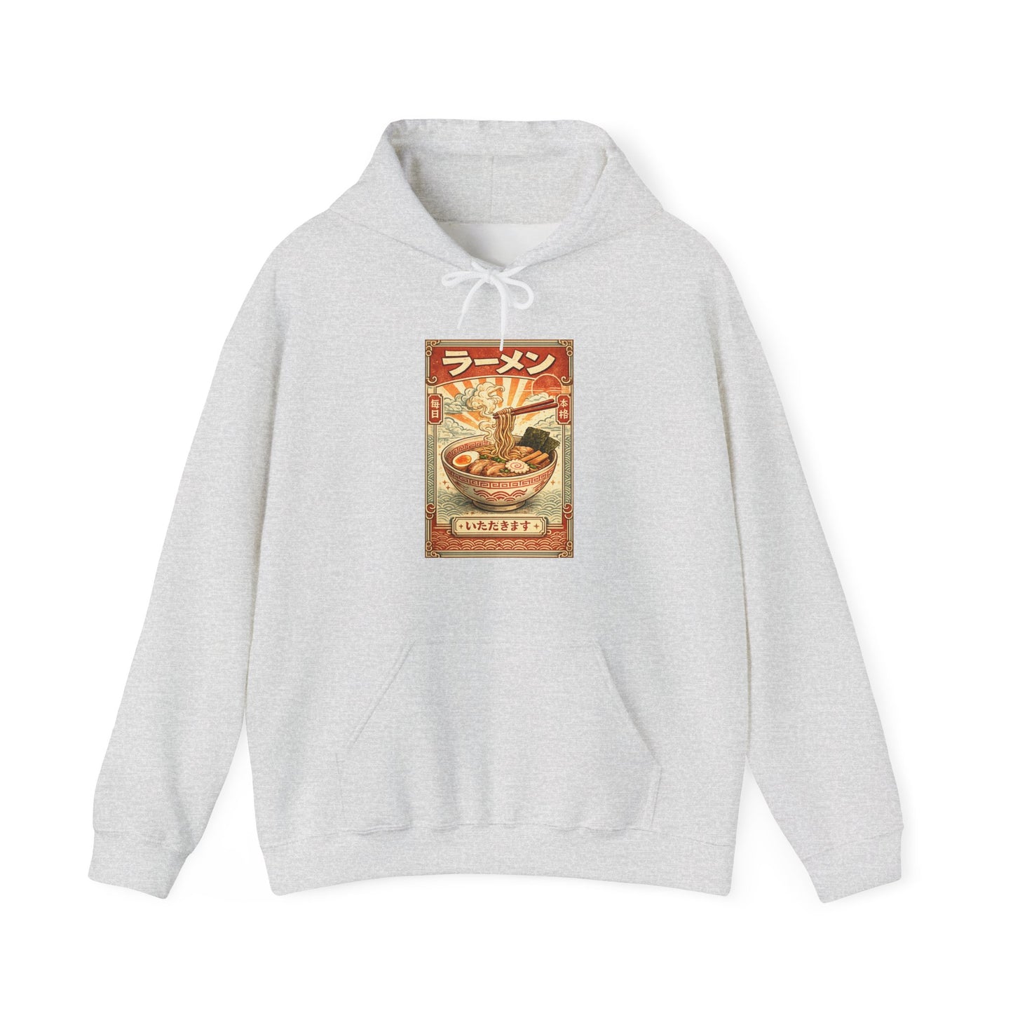 Vintage Ramen Bowl Illustration Hoodie