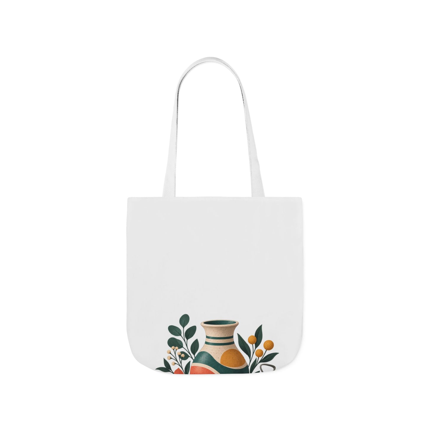 Midcentury Pottery Botanical Art Tote Bag