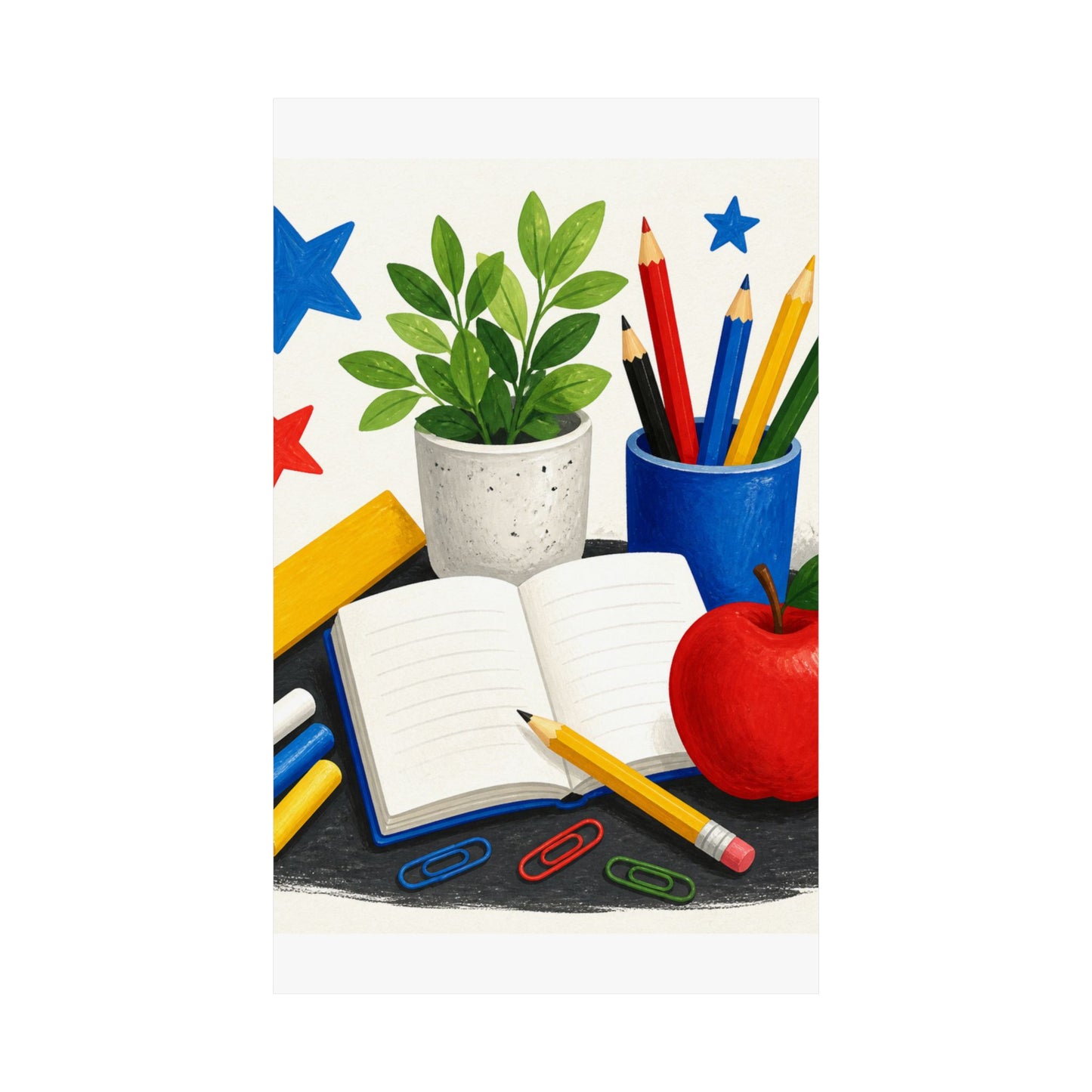 Colorful Classroom Supplies Teacher Appreciation Poster