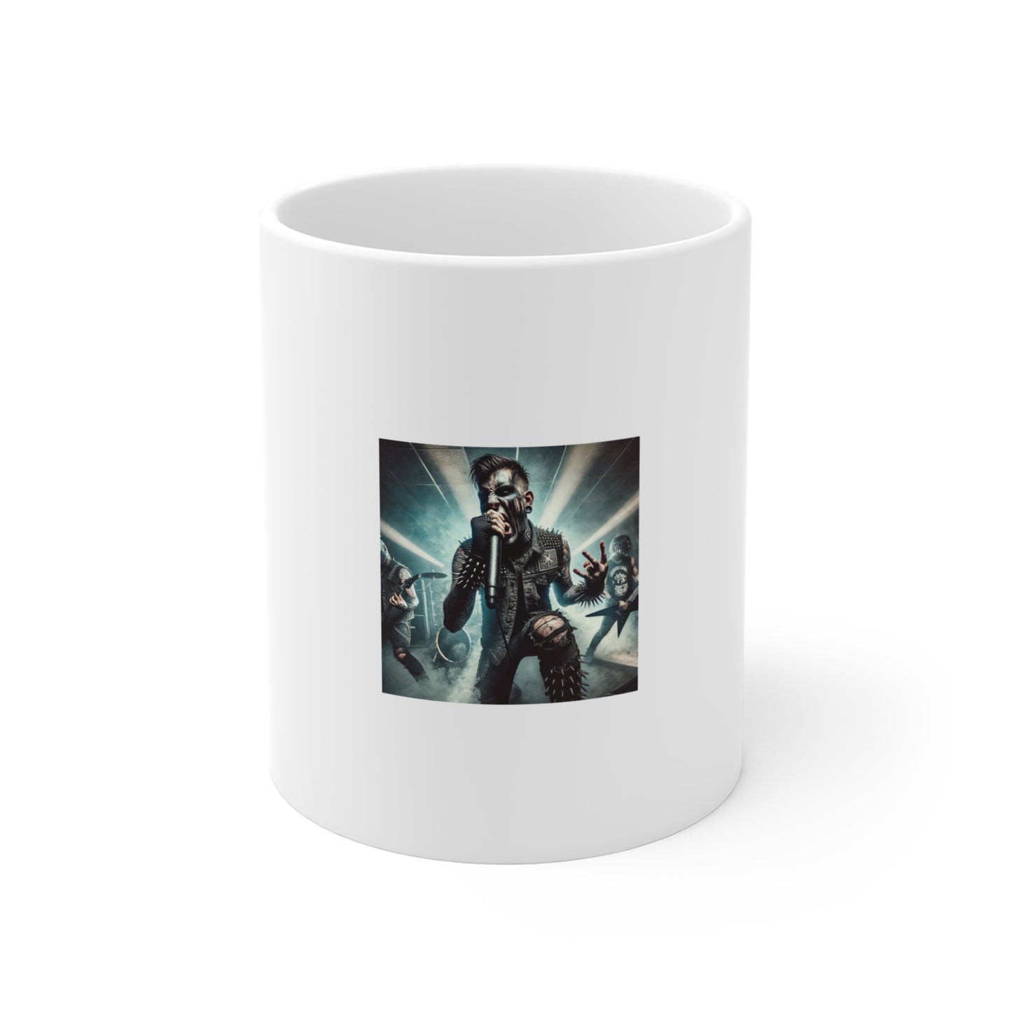 Punk Rock Vocalist Stage Energy Music Coffee Mug