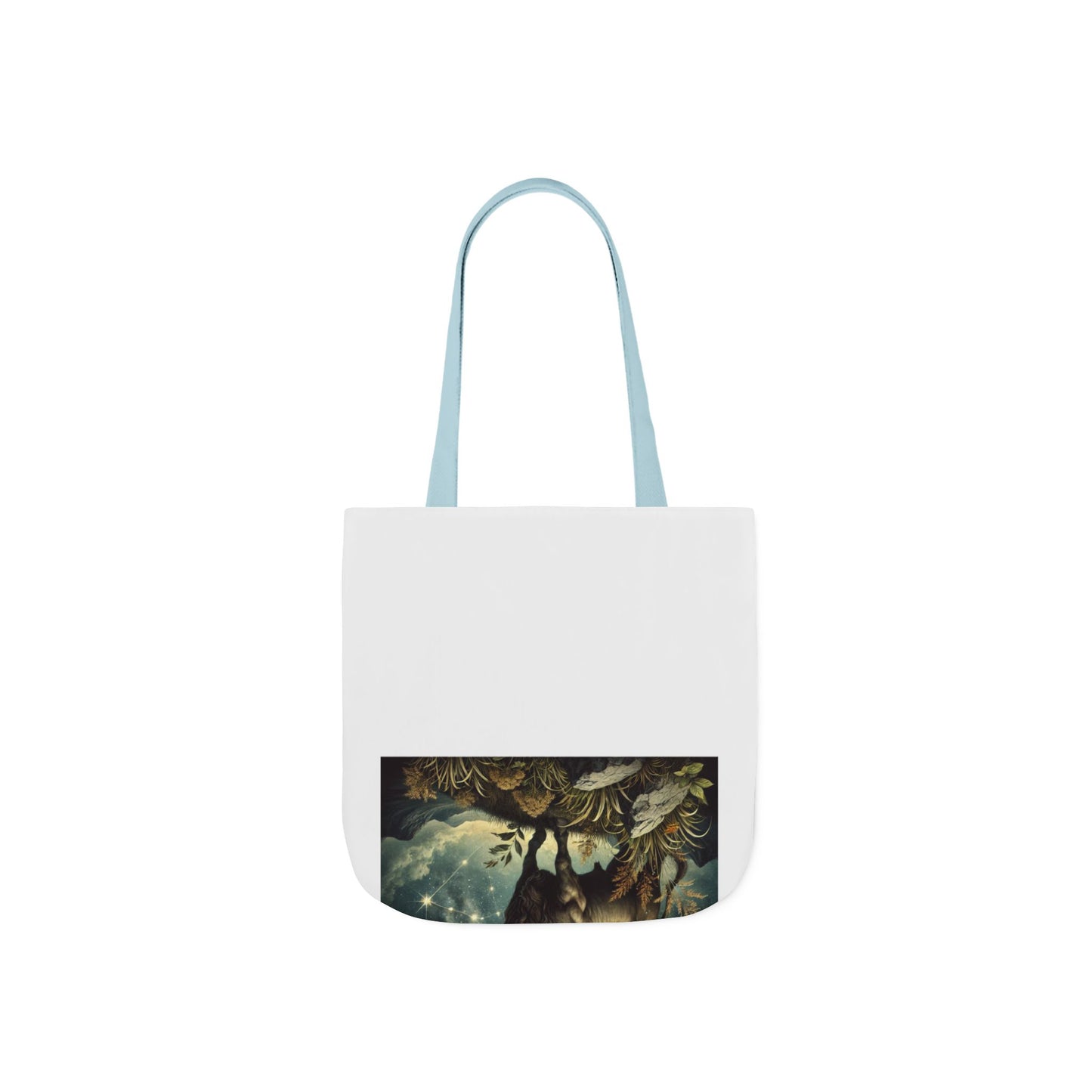 Taurus Bull Constellation Celestial Canvas Tote Bag