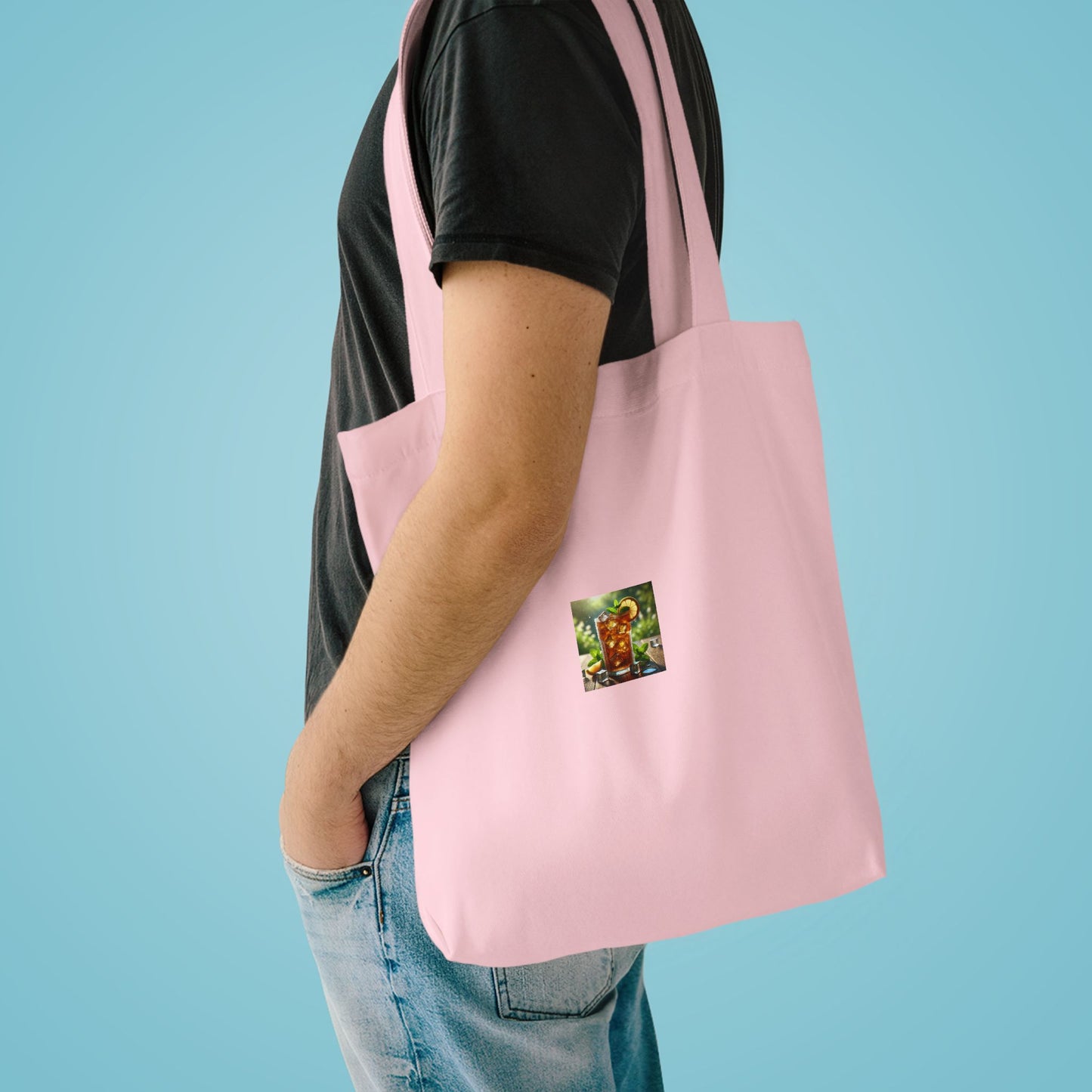 Sunlit Iced Tea Lemon Mint Fresh Summer Drink Tote Bag