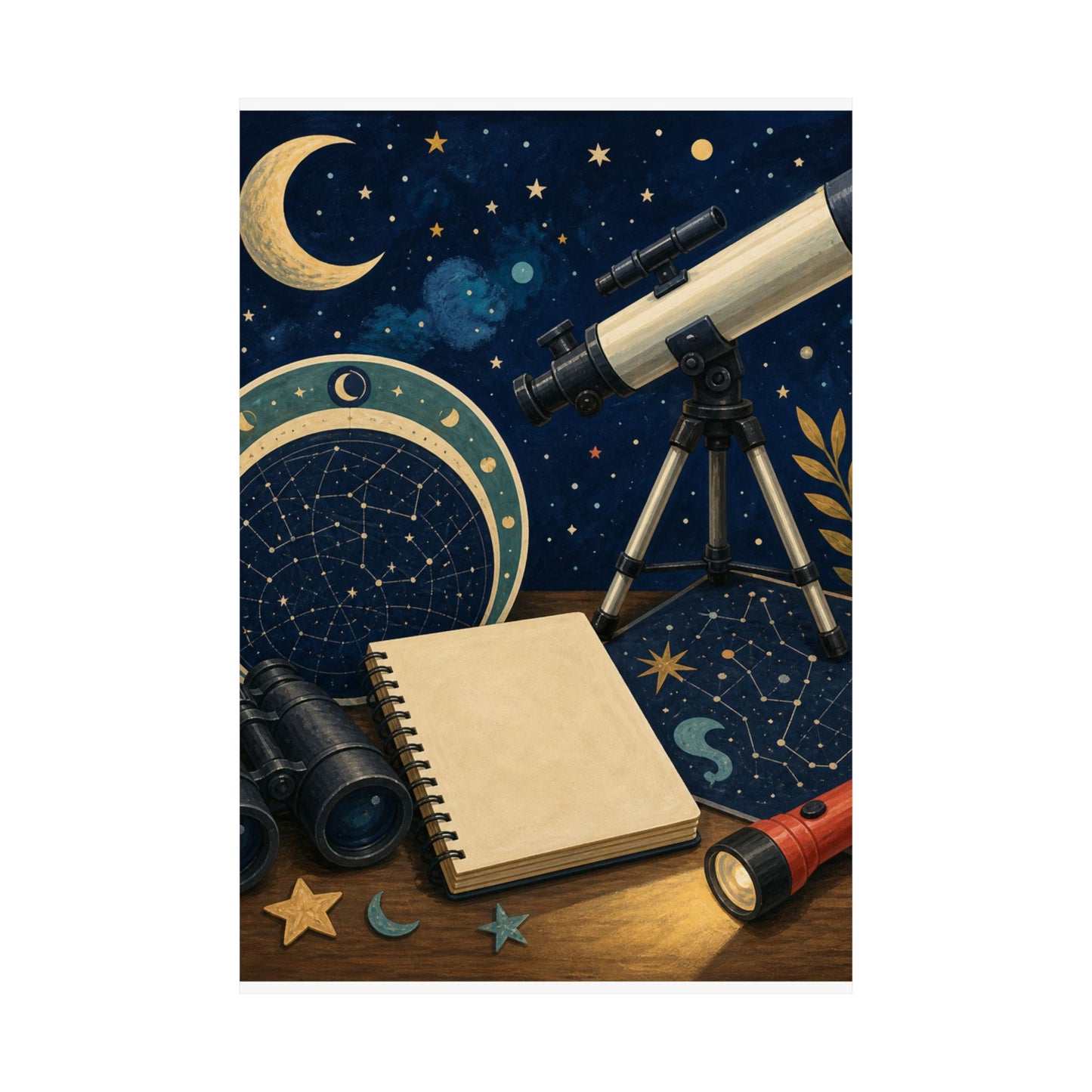 Classic Stargazing Astronomy Hobby Poster