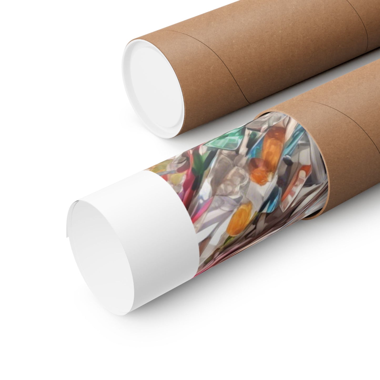 Recycling Day Anime Schoolgirl Eco Street Art Poster