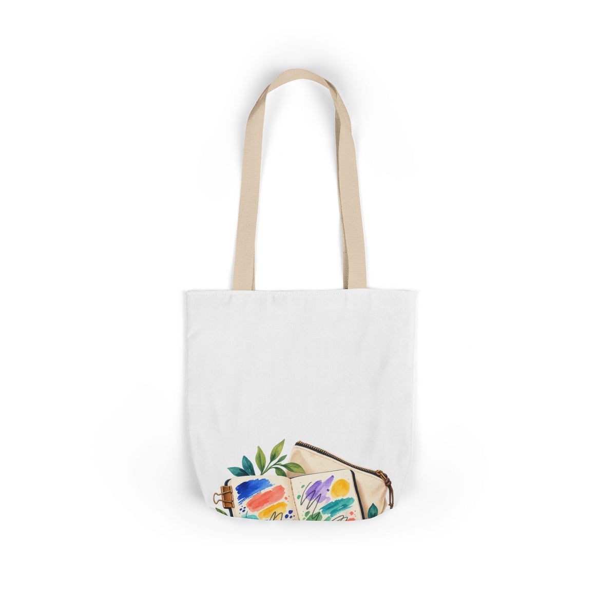 Colorful Urban Sketching Travel Kit Tote Bag